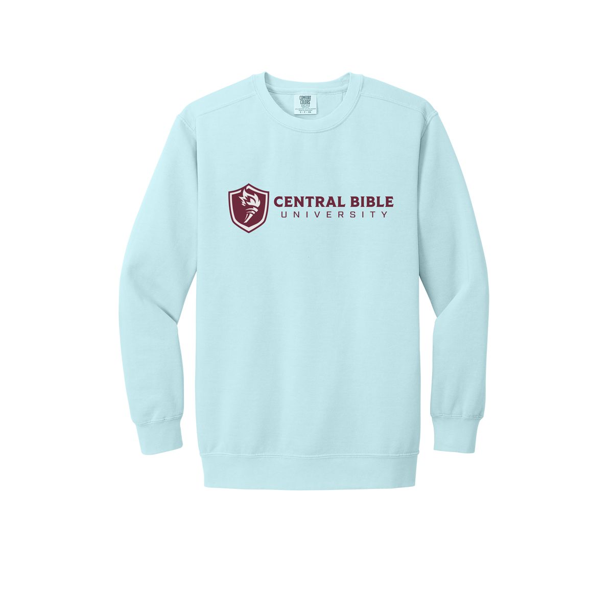 centralbible-premium-comfort-crewneck-dtf-front-1566-chambray-flat-front
