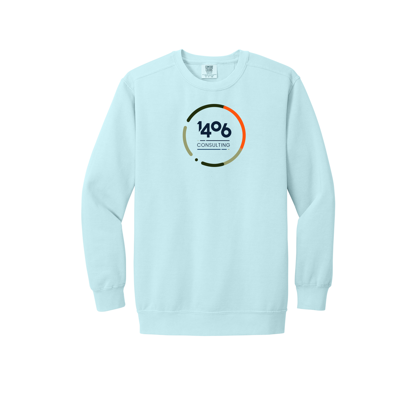 1406consulting-premium-comfort-crewneck-dtf-front-1566-chambray-flat-front