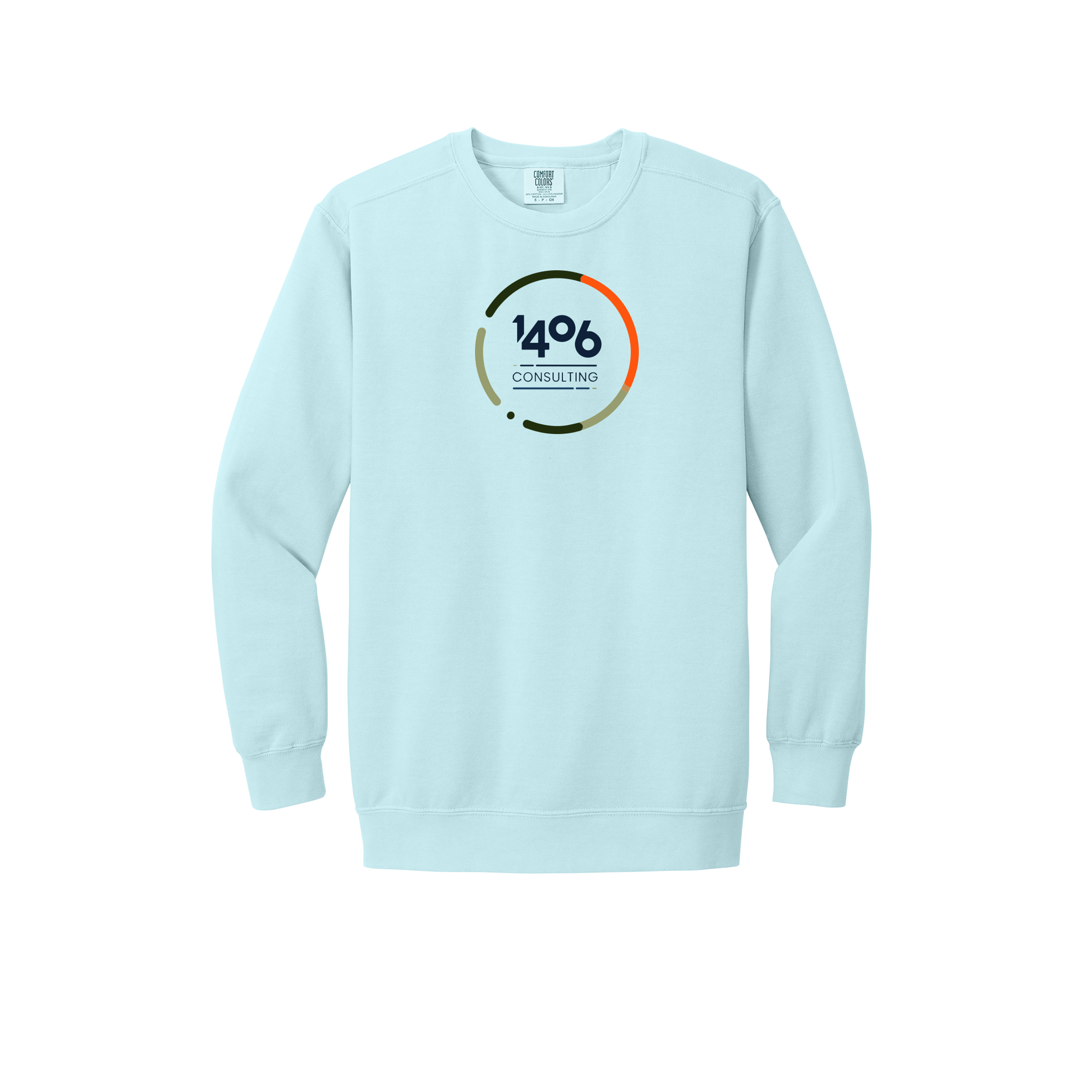 1406consulting-premium-comfort-crewneck-dtf-front-1566-chambray-flat-front