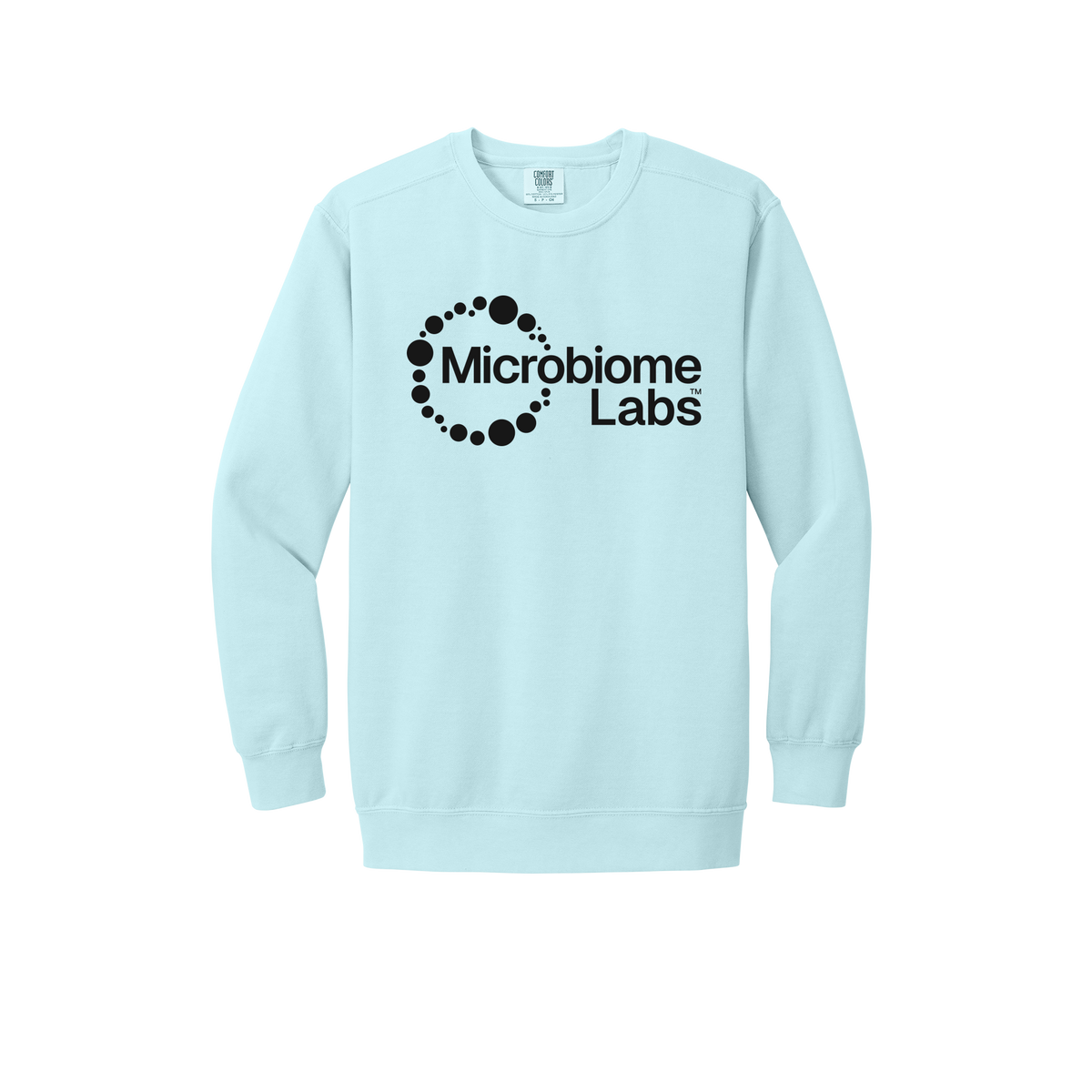 microbiomelabs-premium-comfort-crewneck-dtf-front-1566-chambray-flat-front