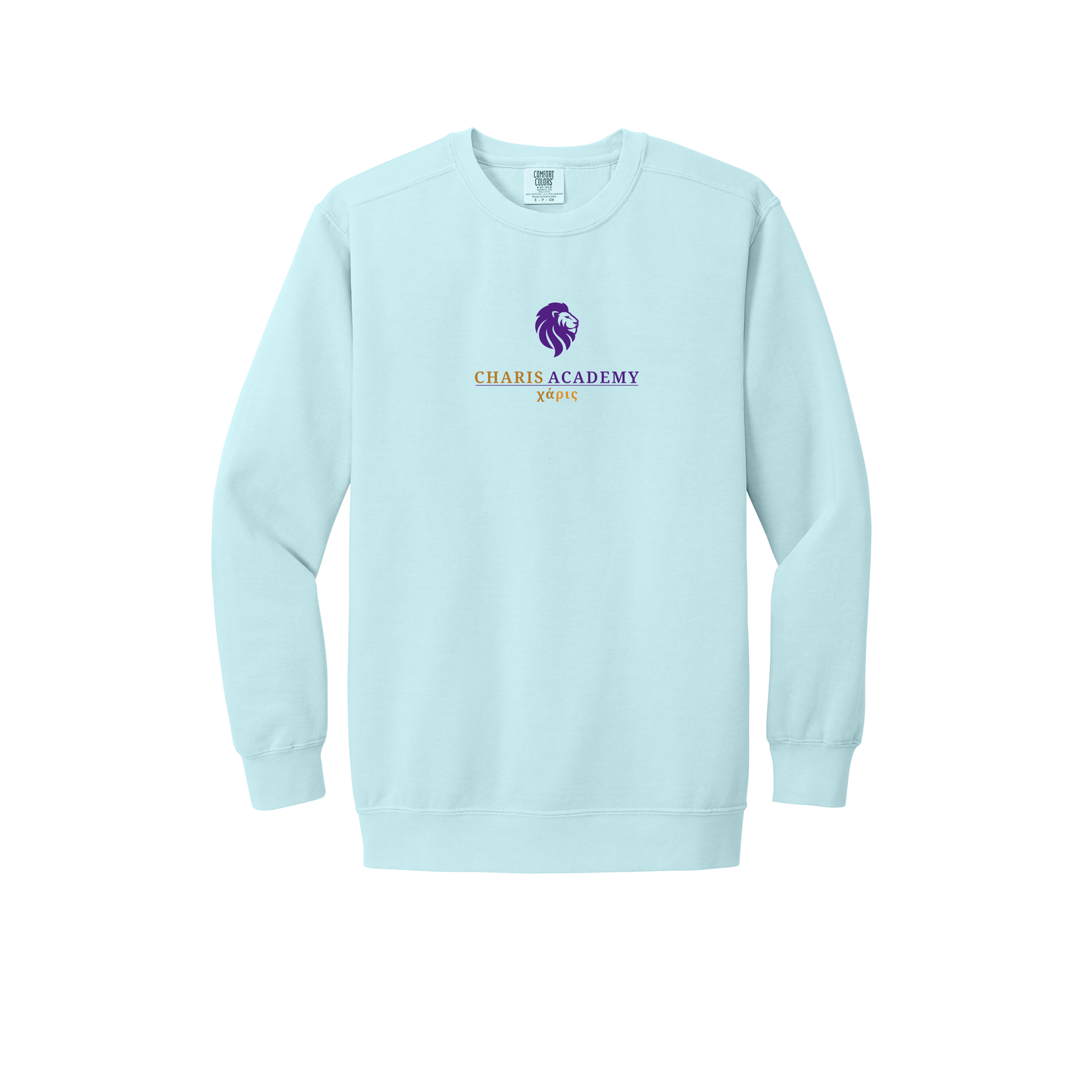cahazleton-premium-comfort-crewneck-dtf-front-1566-chambray-flat-front