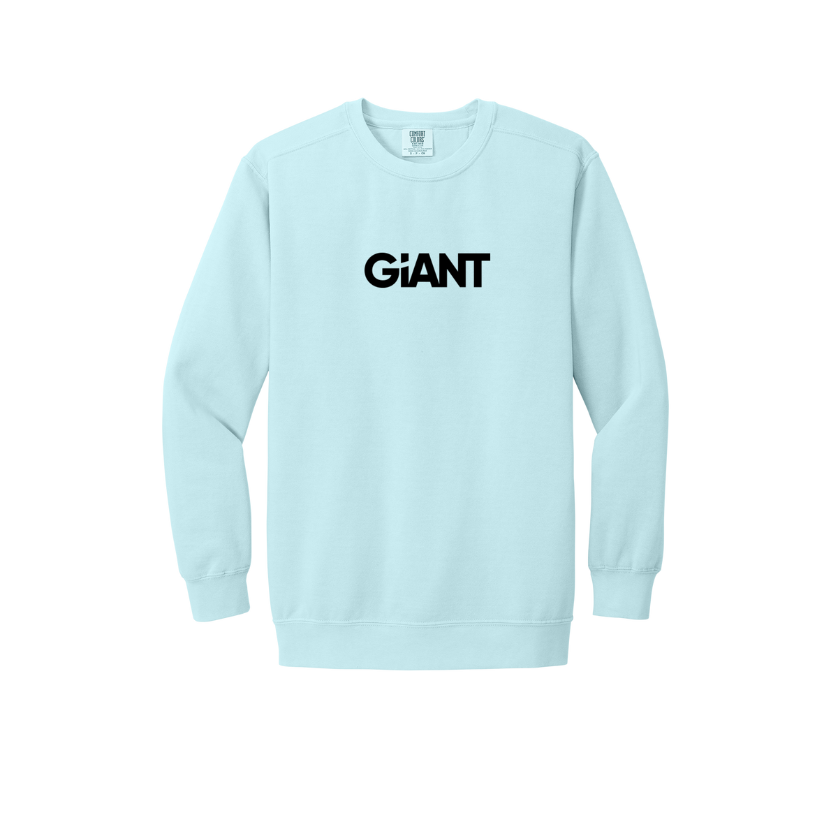 giantworldwide-premium-comfort-crewneck-dtf-front-1566-chambray-flat-front
