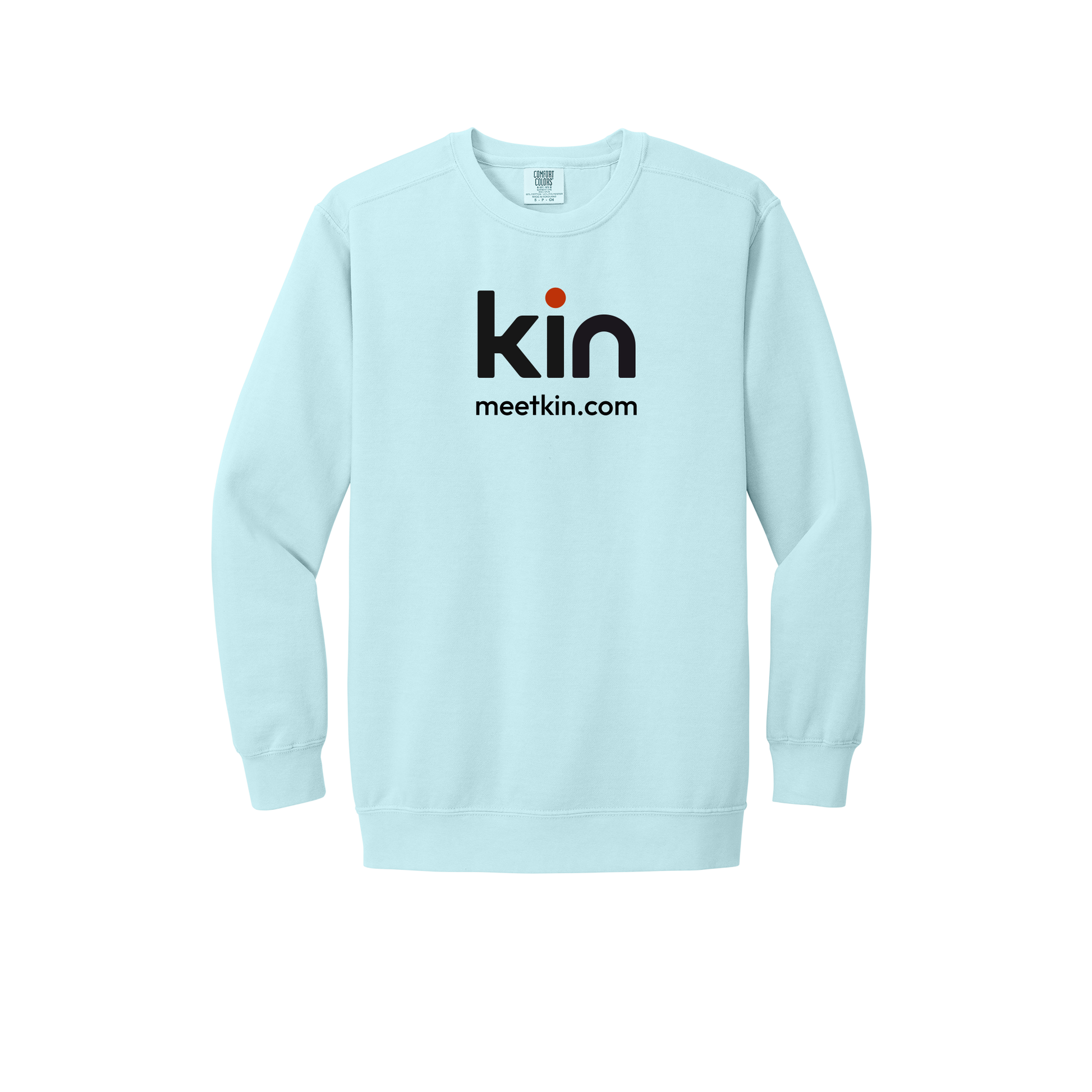 kin-premium-comfort-crewneck-dtf-front-1566-chambray-flat-front