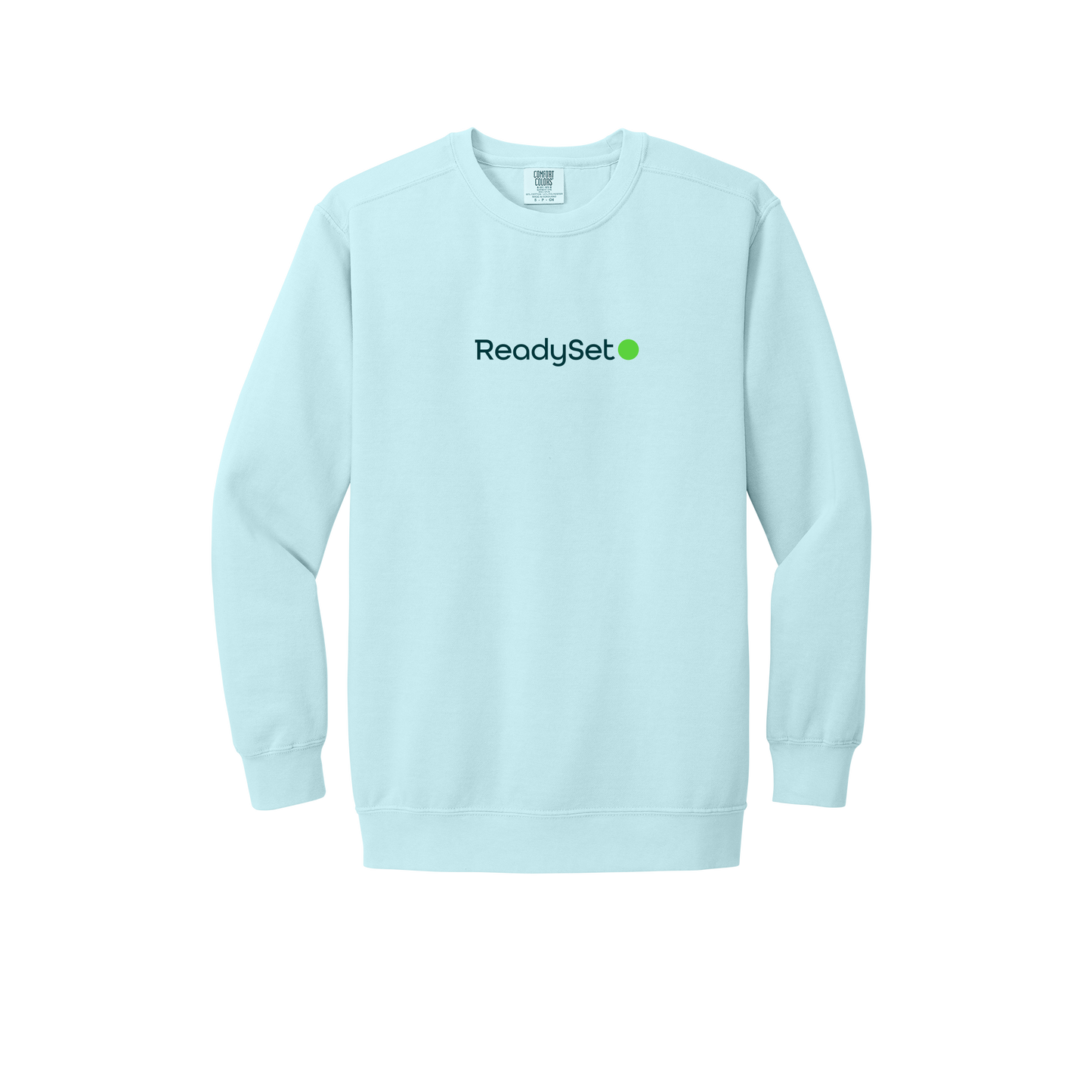 readysetsurgical-premium-clinic-comfort-crewneck-dtf-front-1566-chambray-flat-front