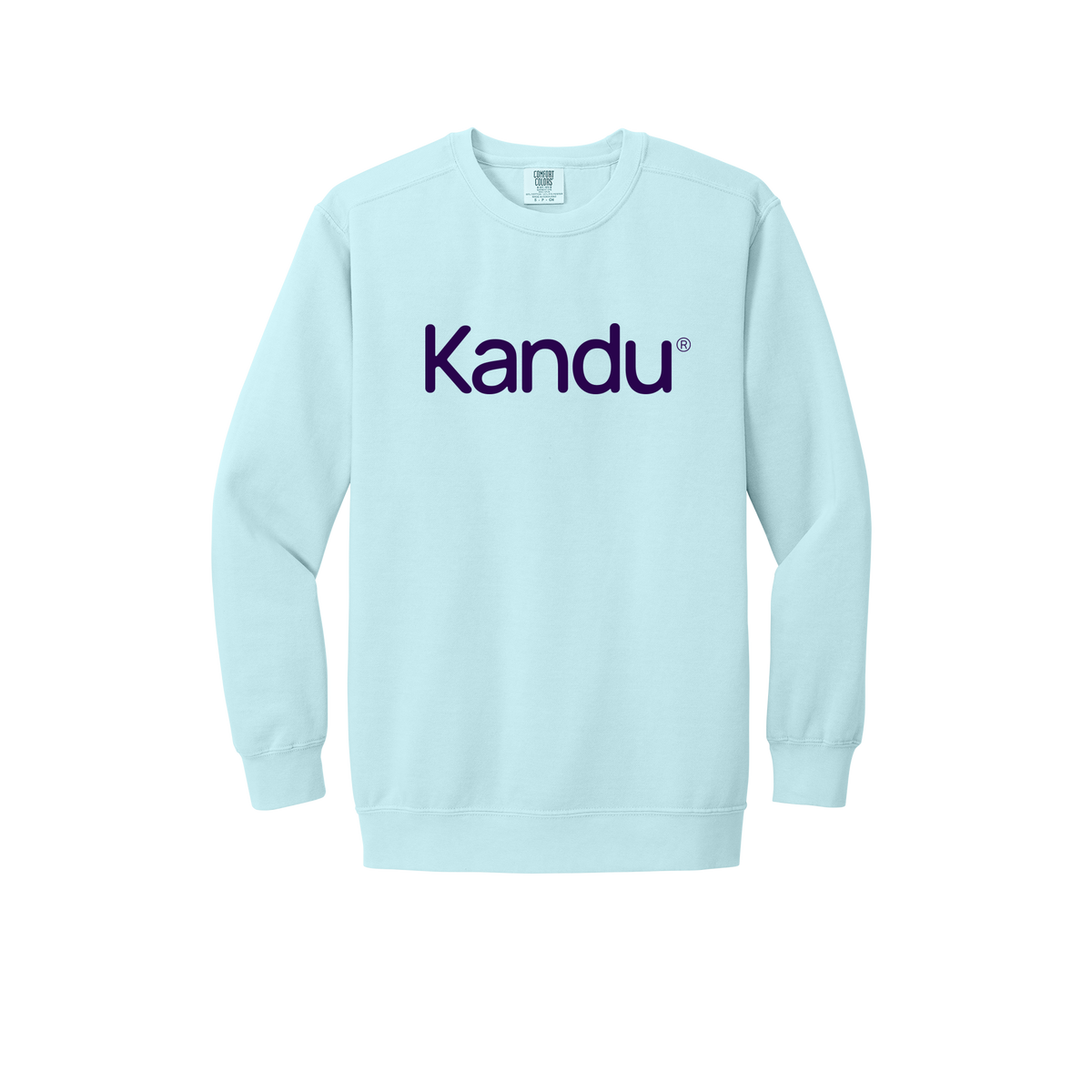 kandu-premium-clinic-comfort-crewneck-dtf-front-1566-chambray-flat-front
