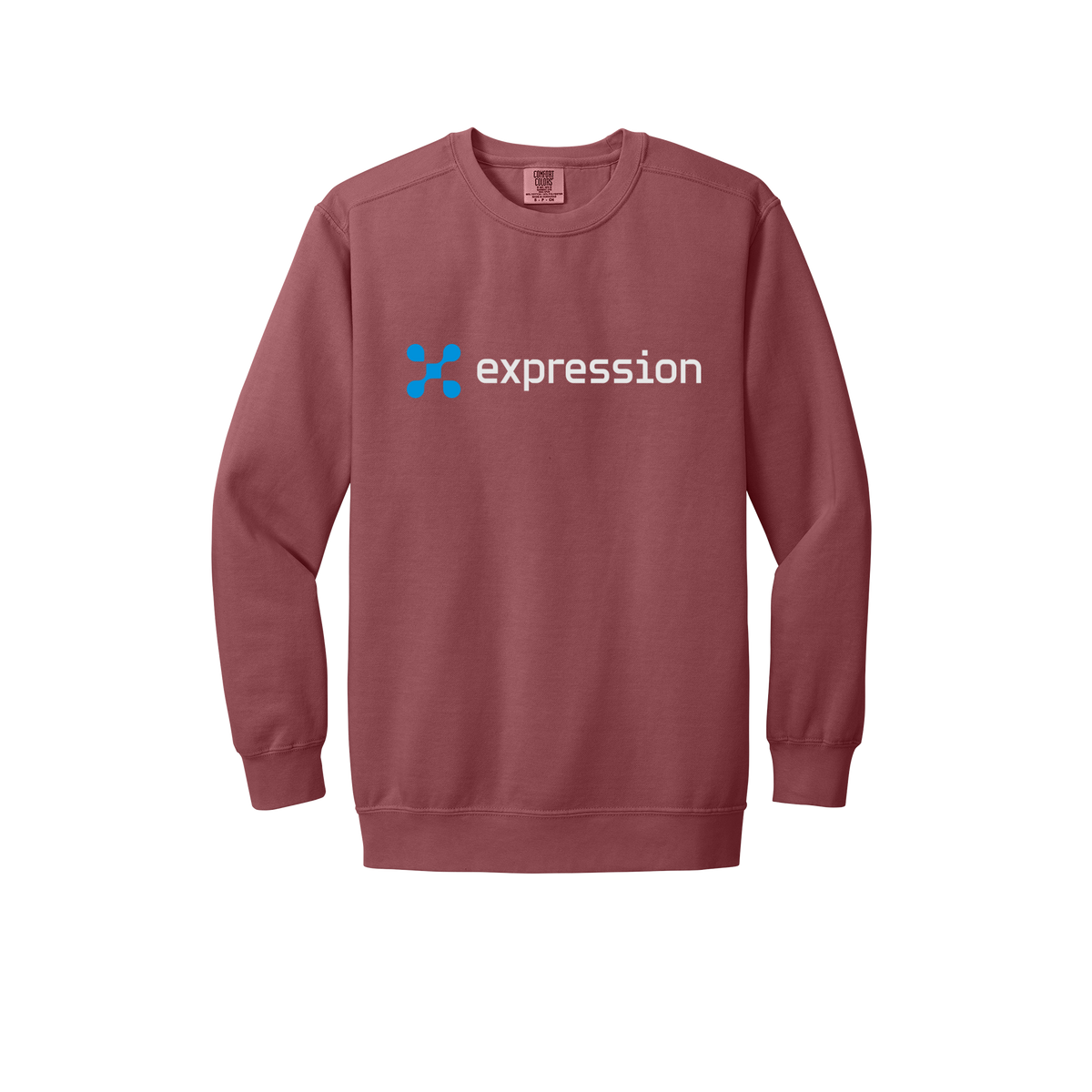expr-premium-comfort-crewneck-dtf-front-1566-crimson-flat-front