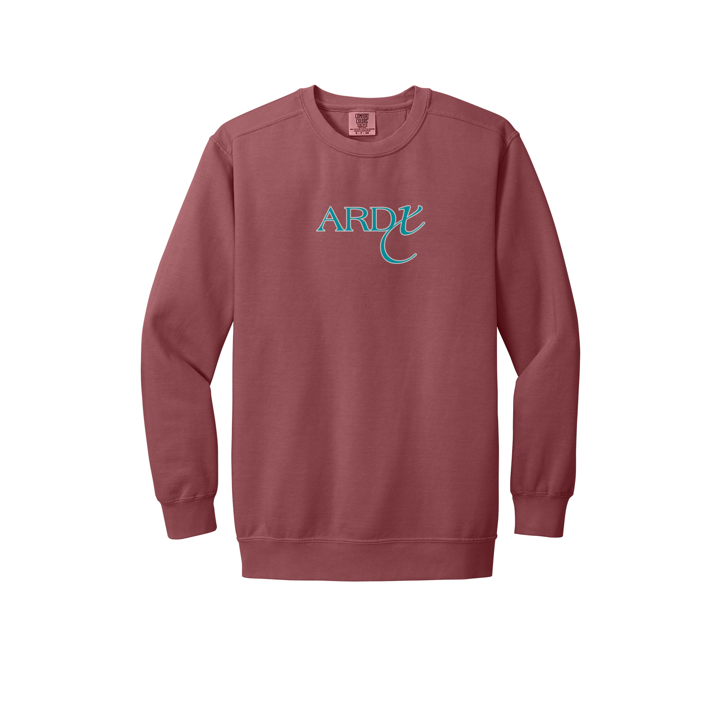 ardx-premium-comfort-crewneck-dtf-front-1566-crimson-flat-front