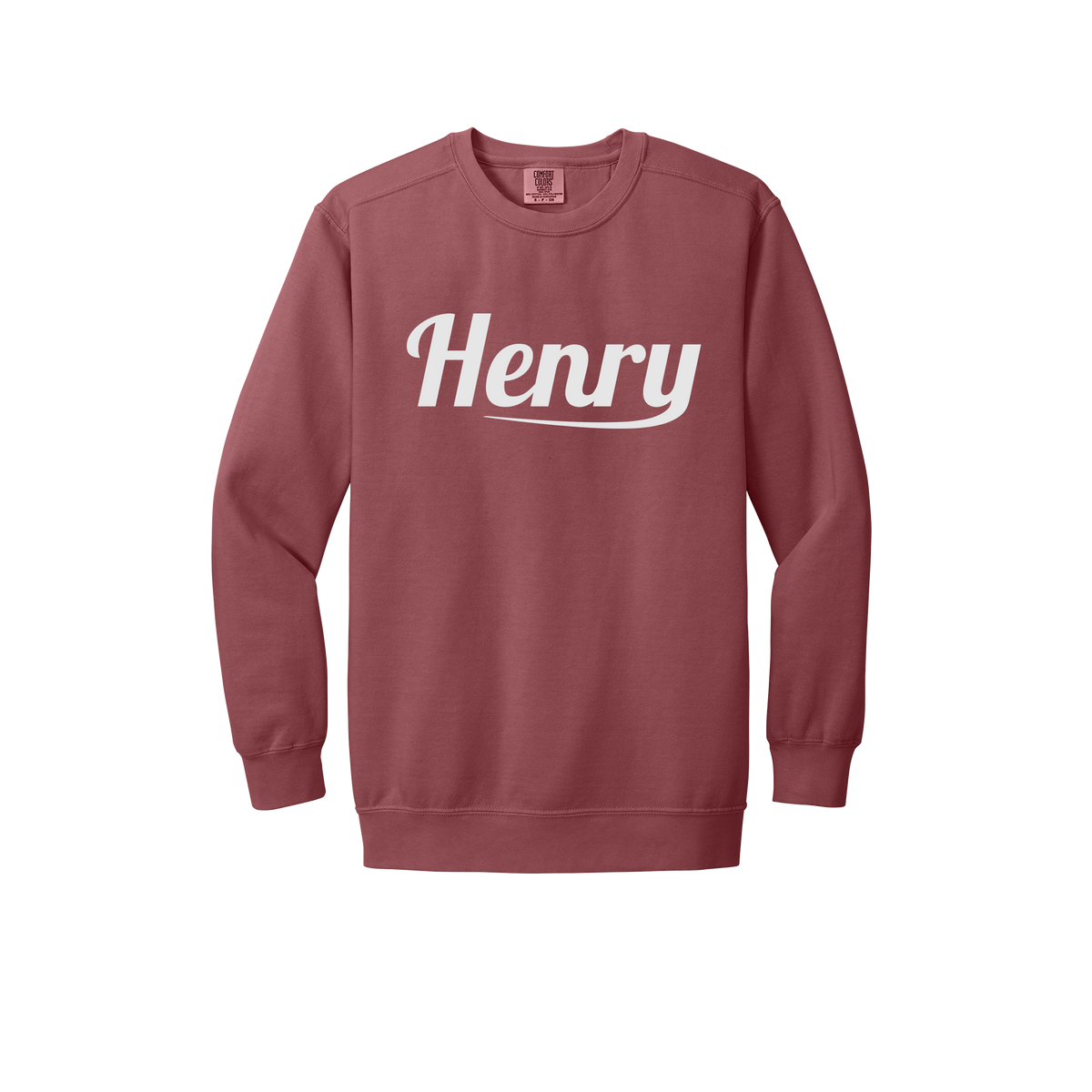 henrymeds-premium-comfort-crewneck-dtf-front-1566-crimson-flat-front