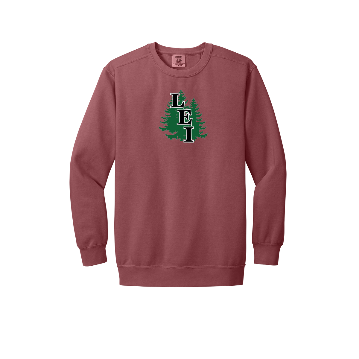 leisite-premium-comfort-crewneck-dtf-front-1566-crimson-flat-front