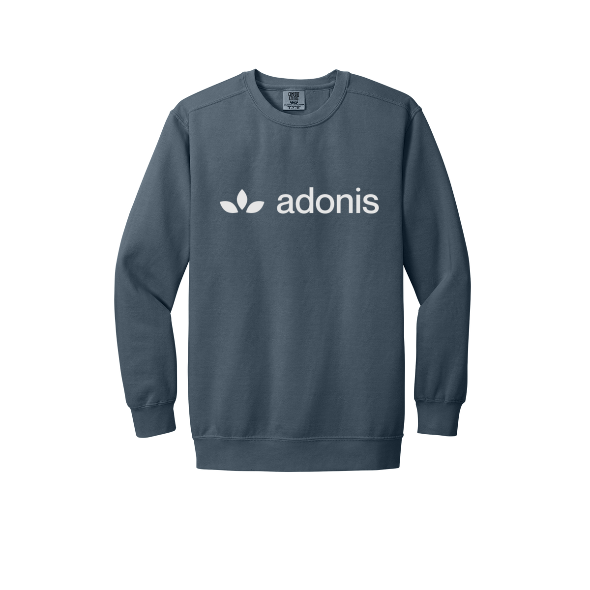 adonis-premium-comfort-crewneck-dtf-front-1566-denim-flat-front