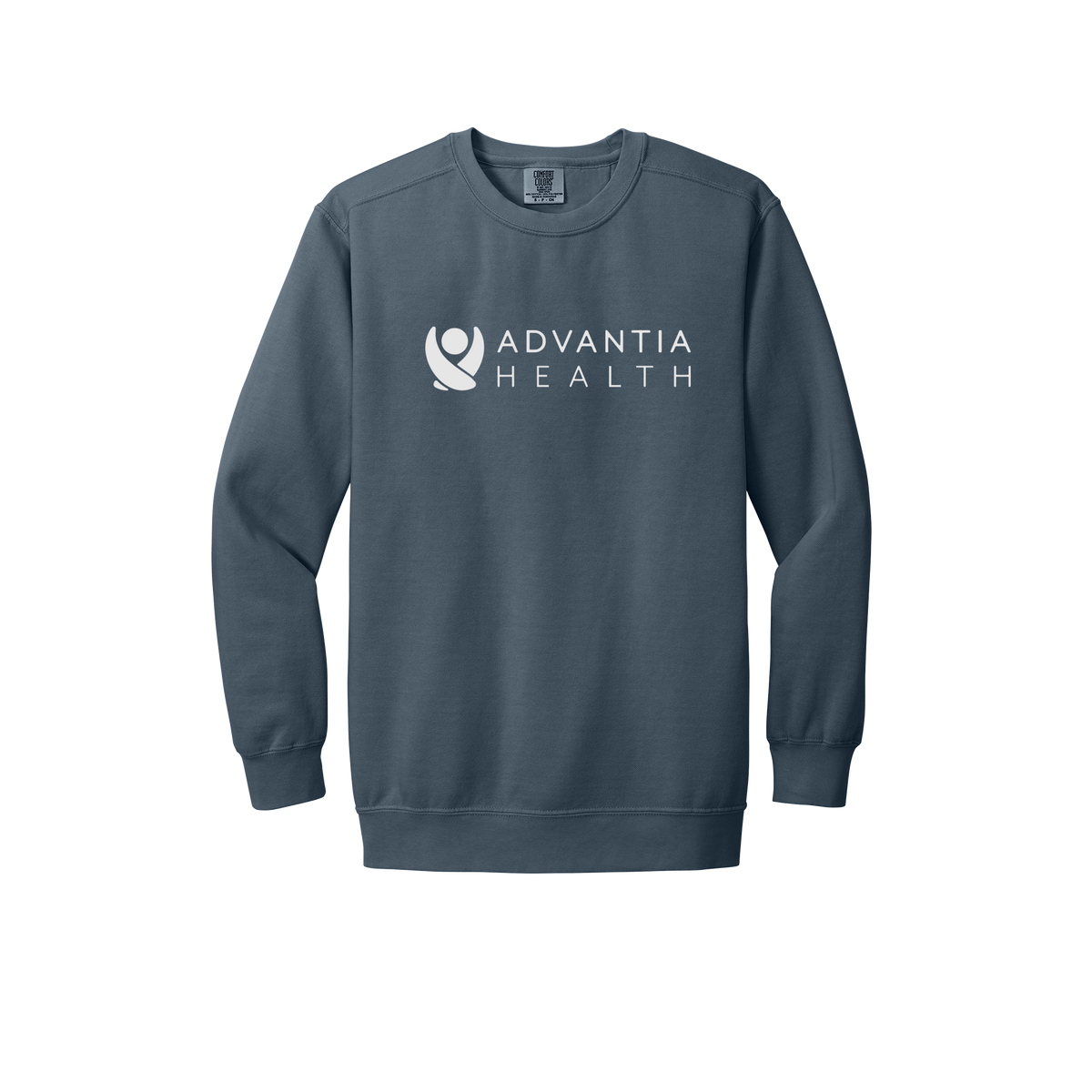 advantiahealth-premium-clinic-comfort-crewneck-dtf-front-1566-denim-flat-front