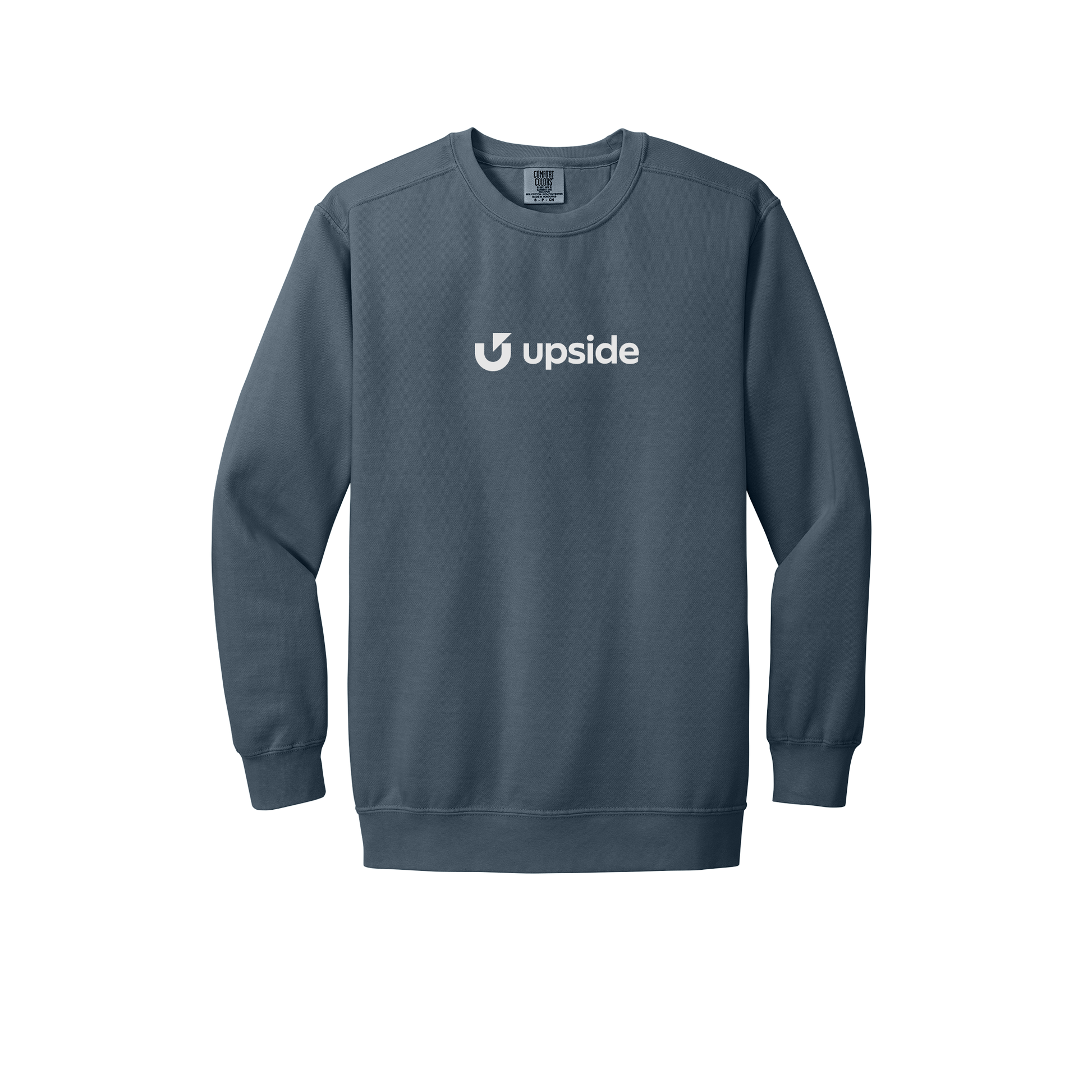 upside-premium-comfort-crewneck-dtf-front-1566-denim-flat-front