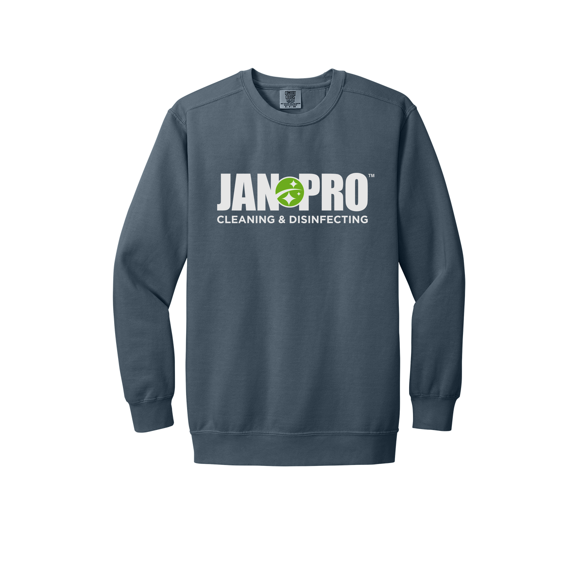jan-pro-premium-comfort-crewneck-dtf-front-1566-denim-flat-front