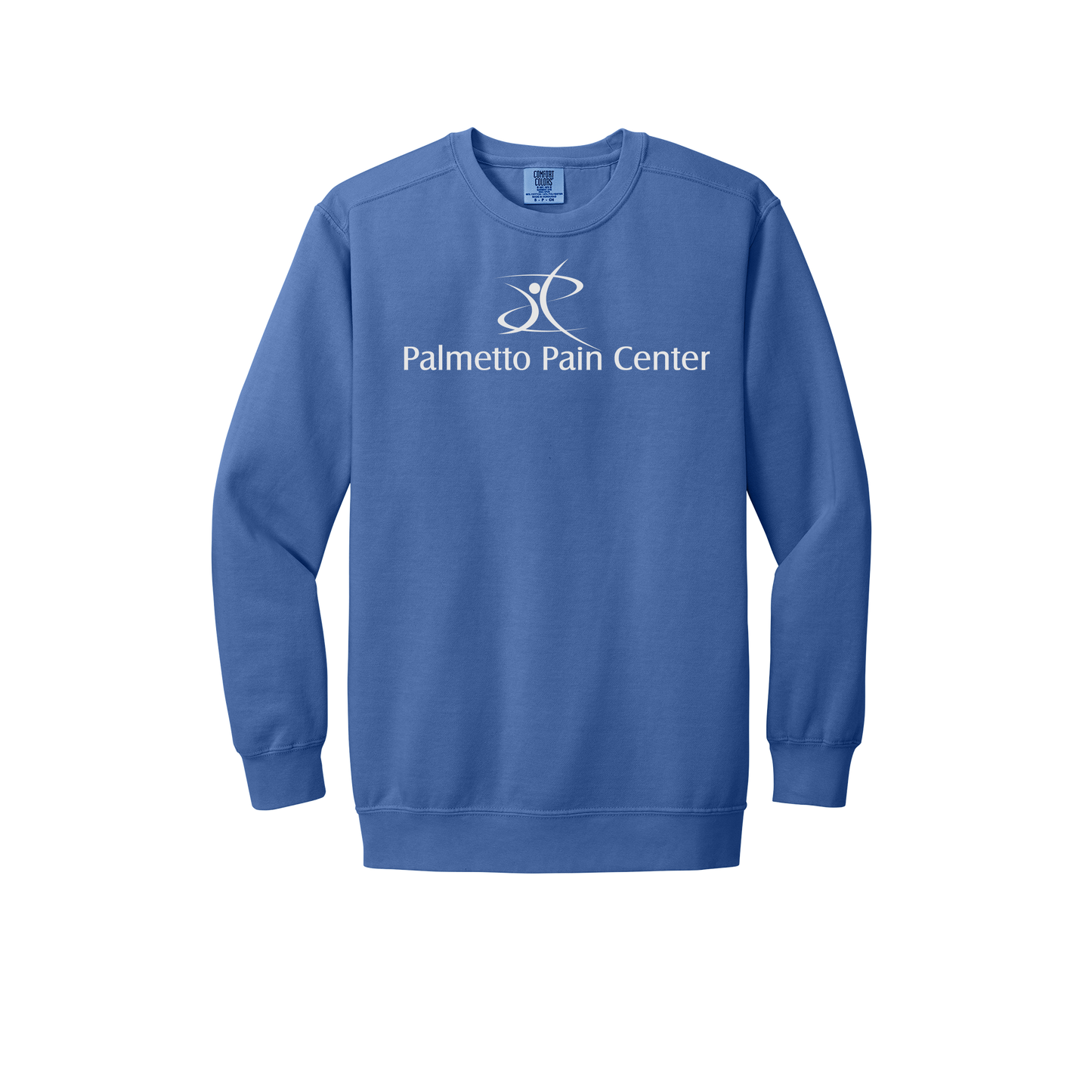 palmetto-pain-center-premium-clinic-comfort-crewneck-dtf-front-1566-floblue-flat-front