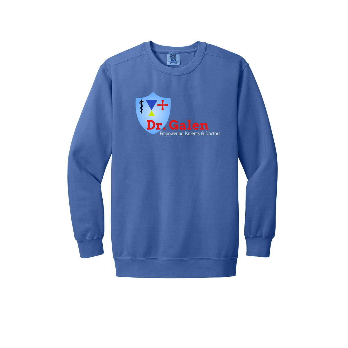 drgalen-premium-clinic-comfort-crewneck-dtf-front-1566-floblue-flat-front