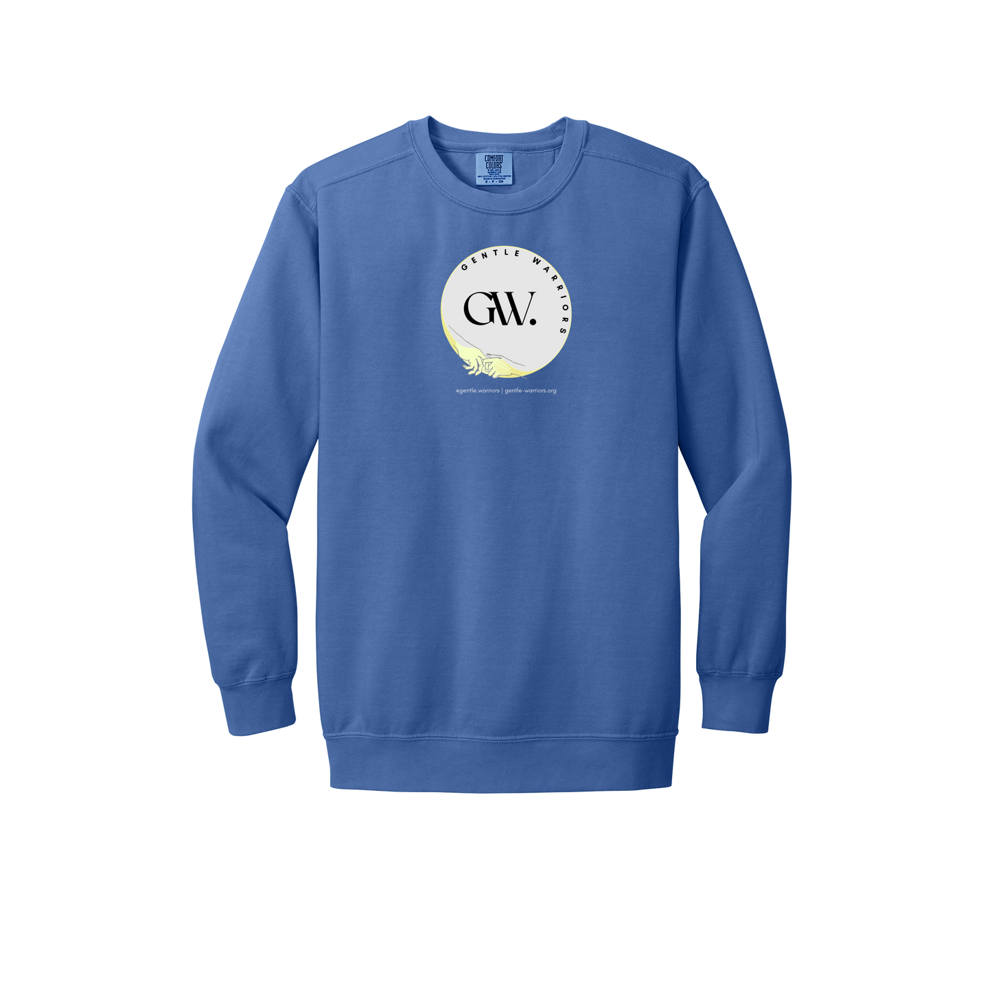 gentle-warriors-premium-comfort-crewneck-dtf-front-1566-floblue-flat-front