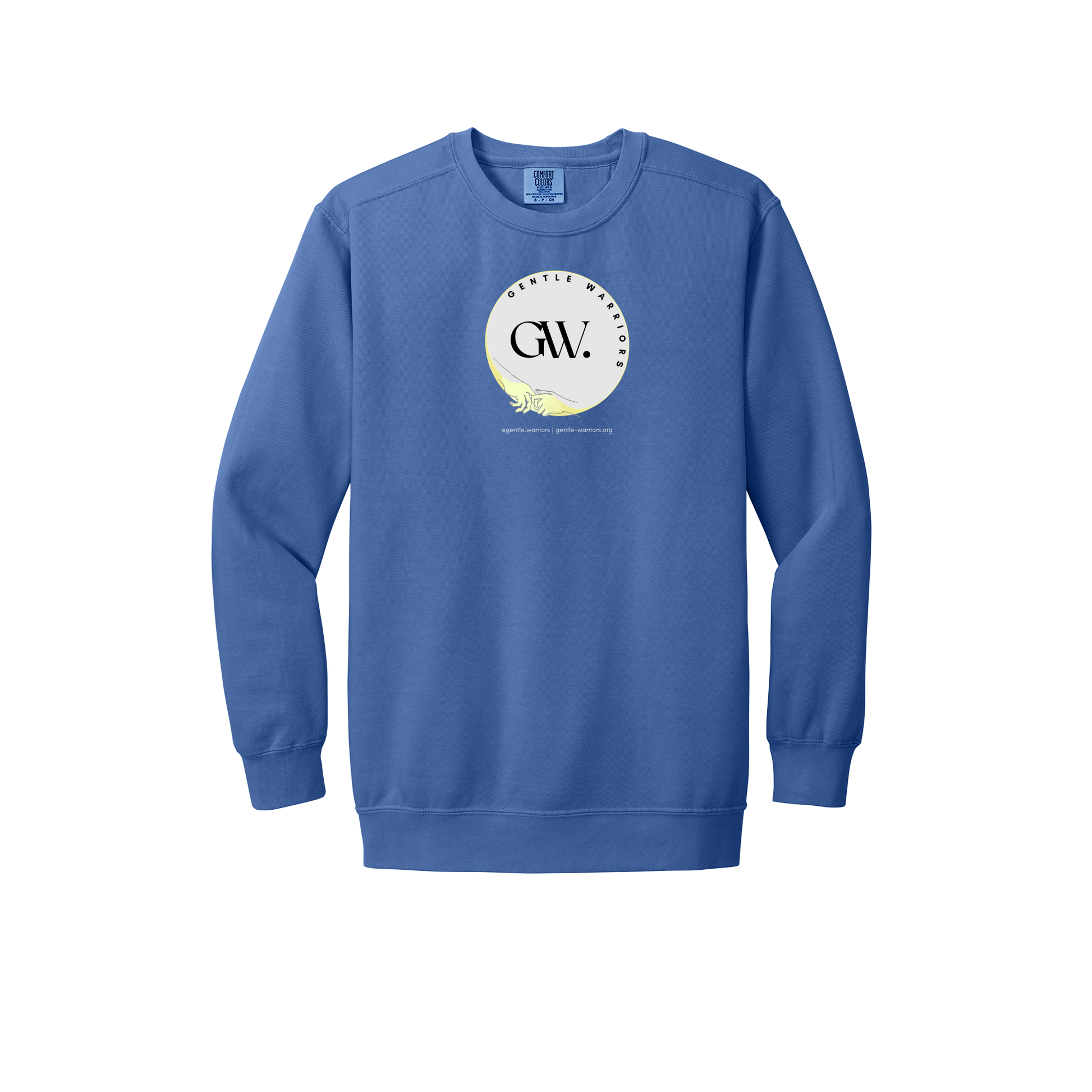 gentle-warriors-premium-comfort-crewneck-dtf-front-1566-floblue-flat-front