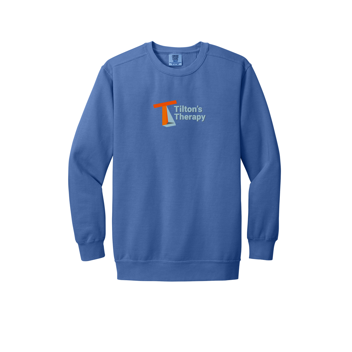 tiltonstherapy-premium-comfort-crewneck-dtf-front-1566-floblue-flat-front