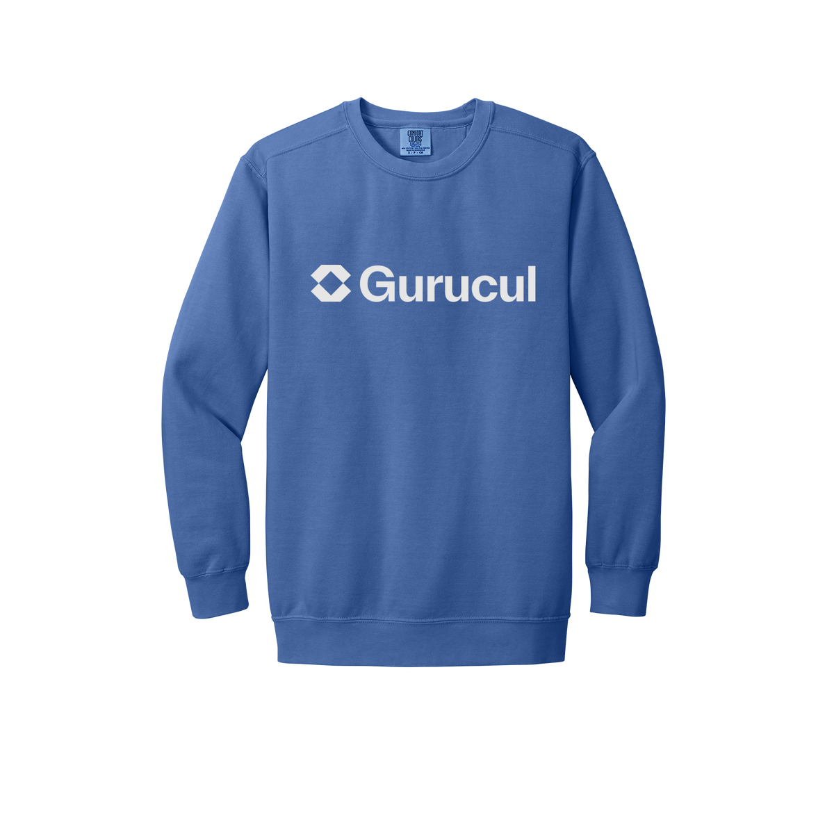 gurucul-premium-comfort-crewneck-dtf-front-1566-floblue-flat-front