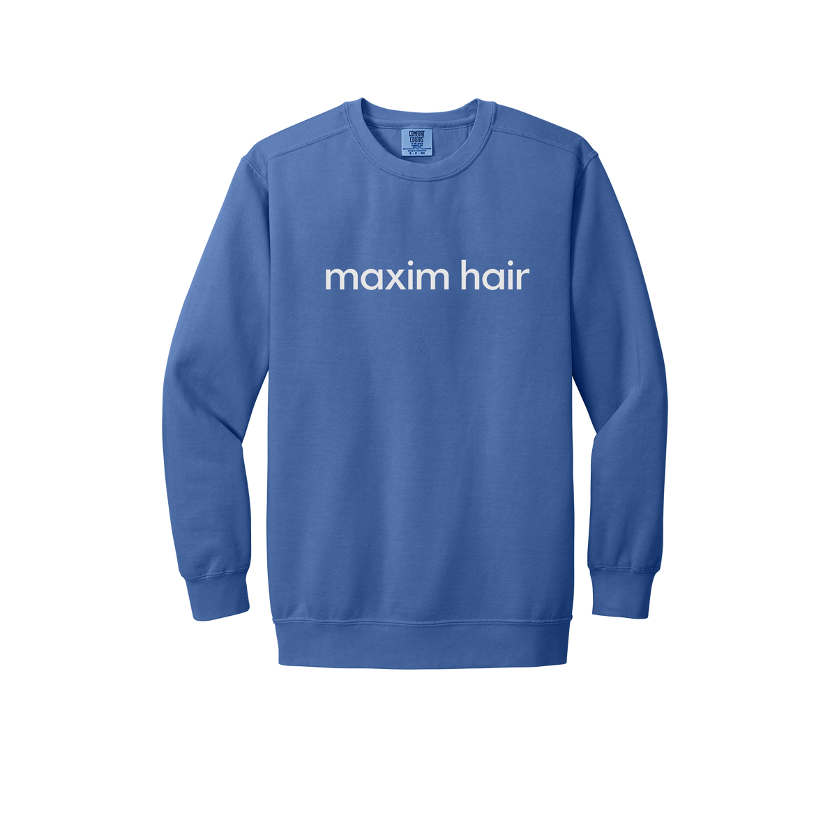maximhairrestoration-premium-clinic-comfort-crewneck-dtf-front-1566-floblue-flat-front