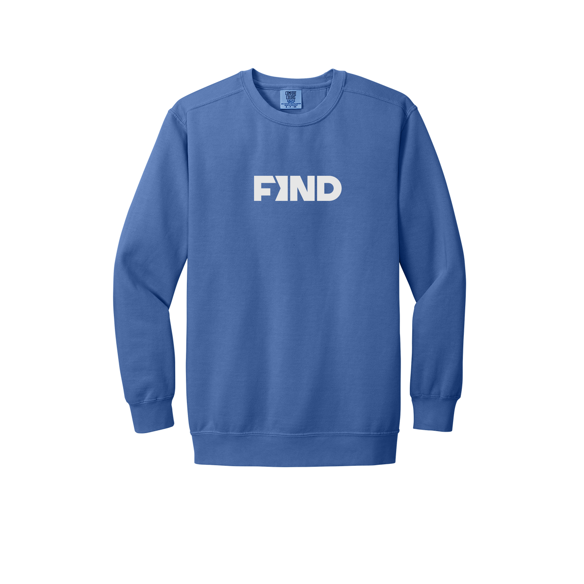 findrealestate-premium-comfort-crewneck-dtf-front-1566-floblue-flat-front