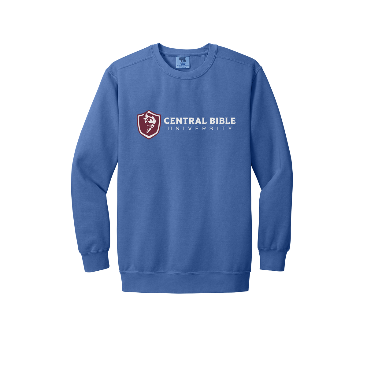 centralbible-premium-comfort-crewneck-dtf-front-1566-floblue-flat-front