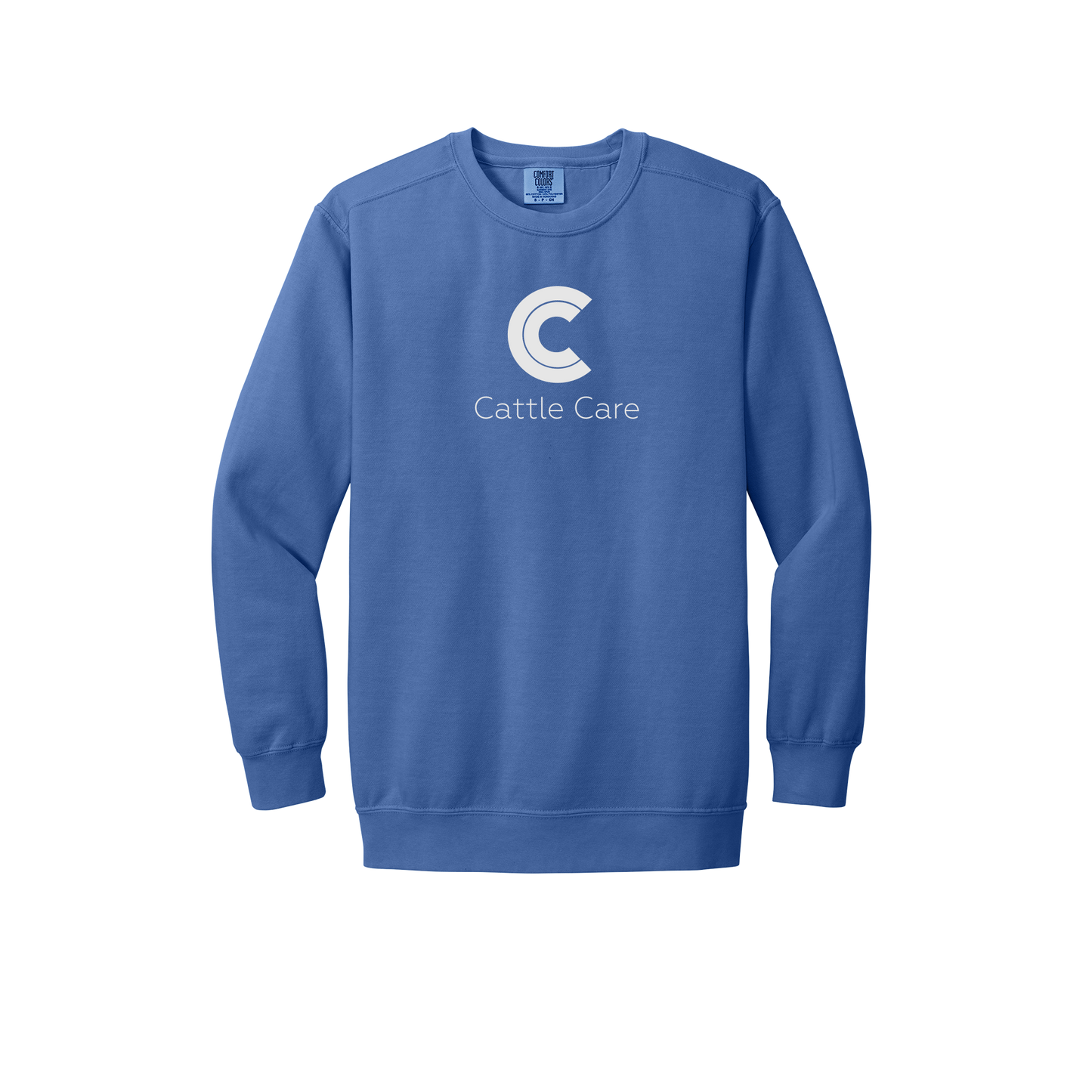 cattle-care-premium-comfort-crewneck-dtf-front-1566-floblue-flat-front