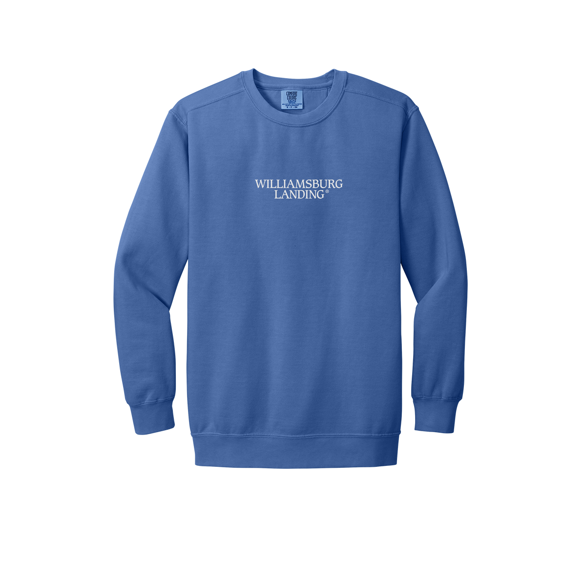 williamsburglanding-premium-comfort-crewneck-dtf-front-1566-floblue-flat-front