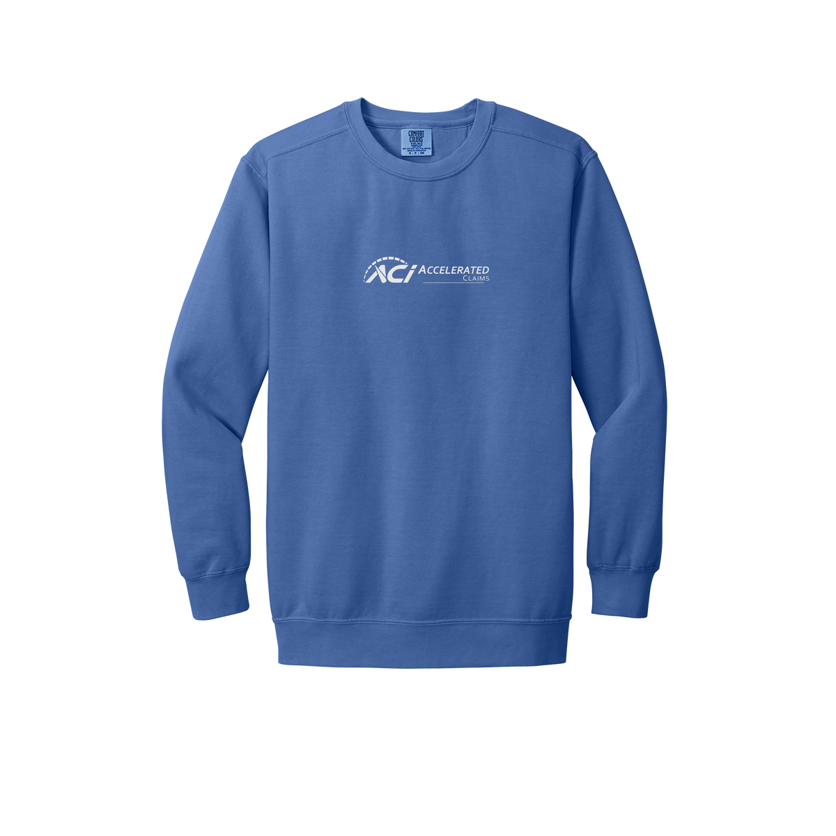 accelclaims-premium-comfort-crewneck-dtf-front-1566-floblue-flat-front