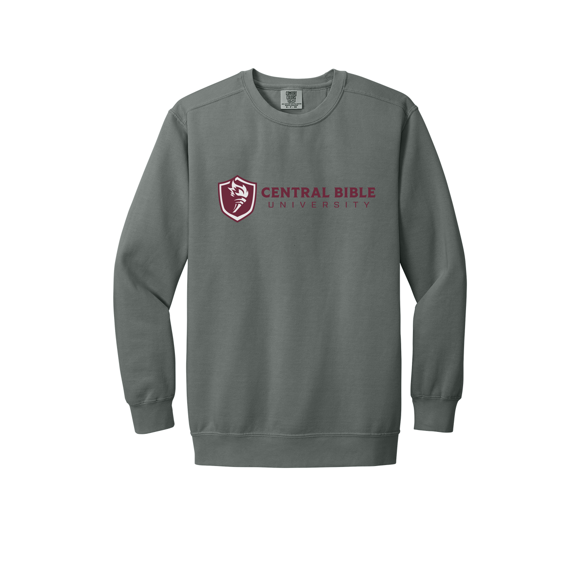 centralbible-premium-comfort-crewneck-dtf-front-1566-grey-flat-front