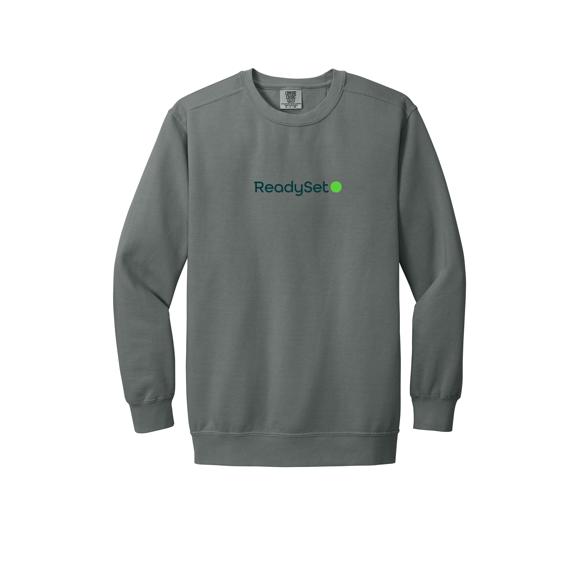 readysetsurgical-premium-clinic-comfort-crewneck-dtf-front-1566-grey-flat-front
