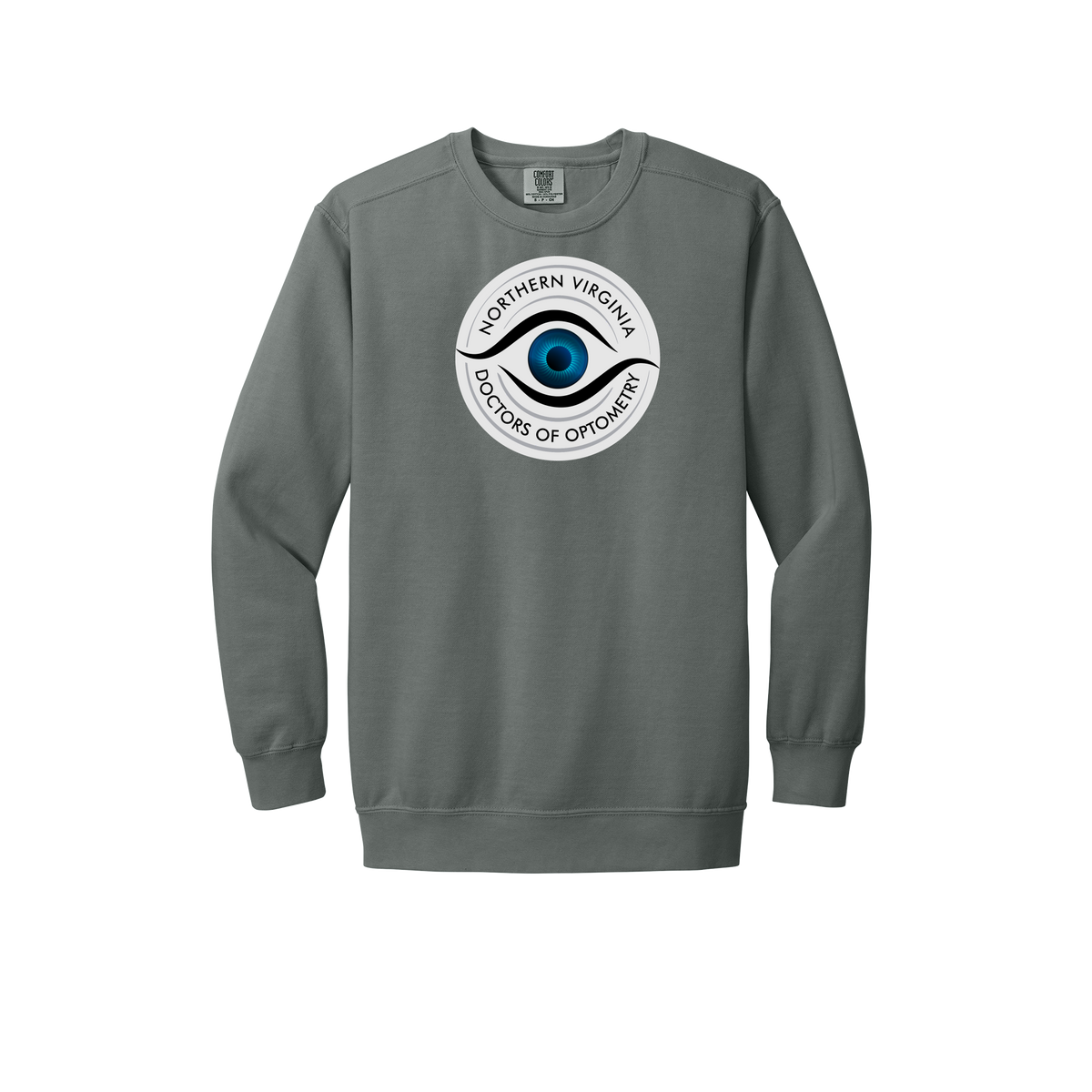 novaeyedocs-premium-clinic-comfort-crewneck-dtf-front-1566-grey-flat-front