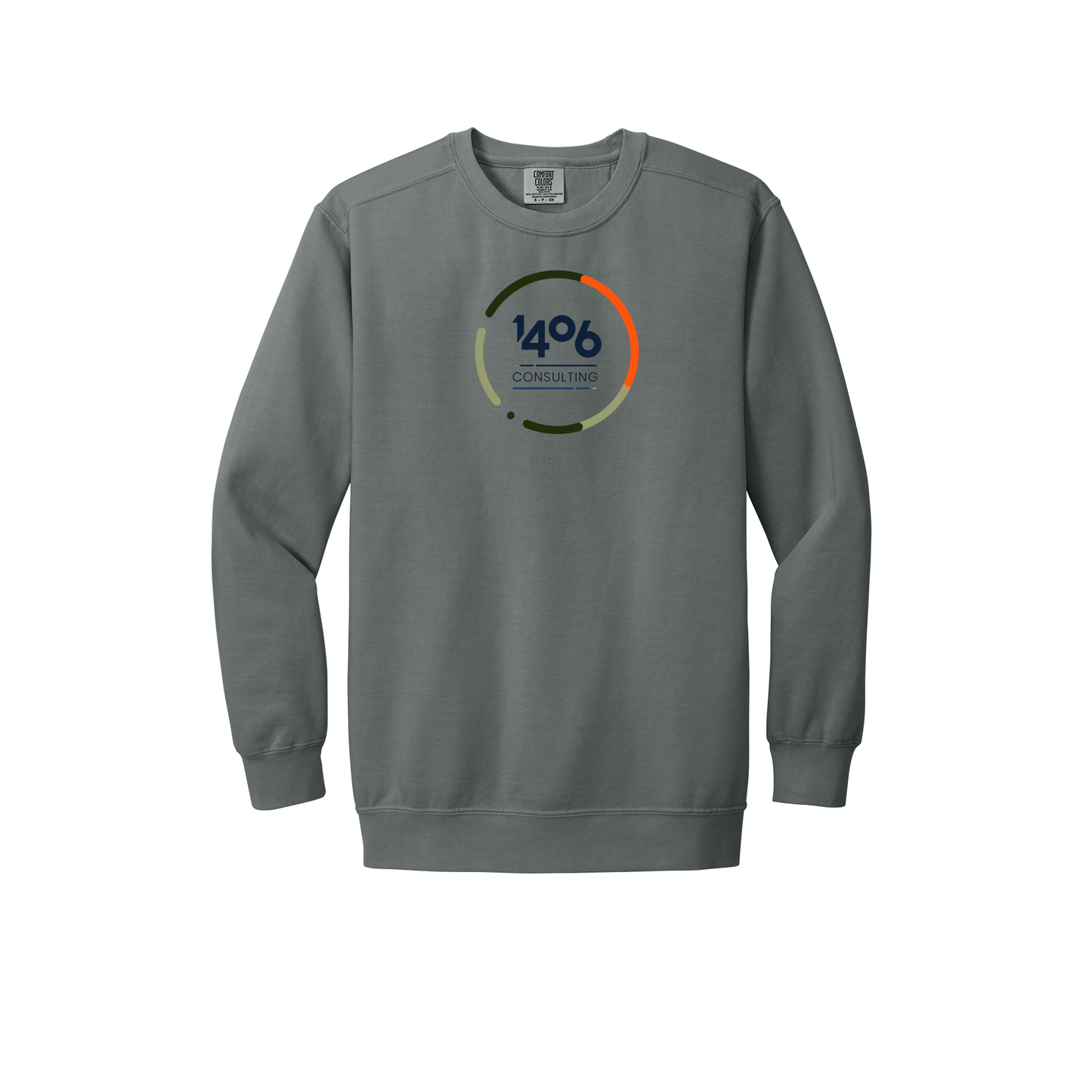 1406consulting-premium-comfort-crewneck-dtf-front-1566-grey-flat-front
