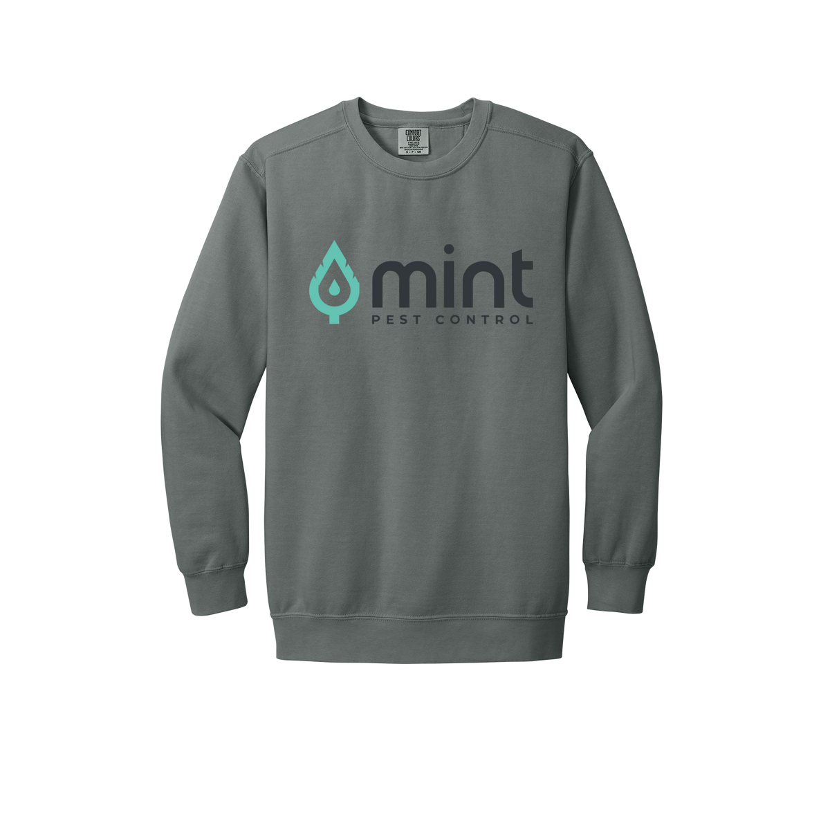 mintpest-premium-comfort-crewneck-dtf-front-1566-grey-flat-front