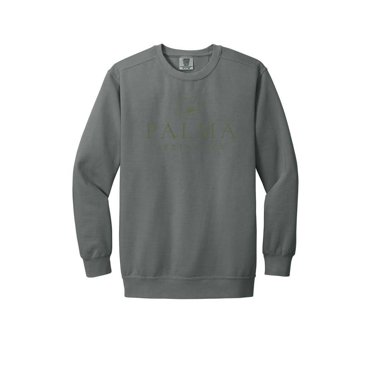 palmaaesthetics-premium-clinic-comfort-crewneck-dtf-front-1566-grey-flat-front