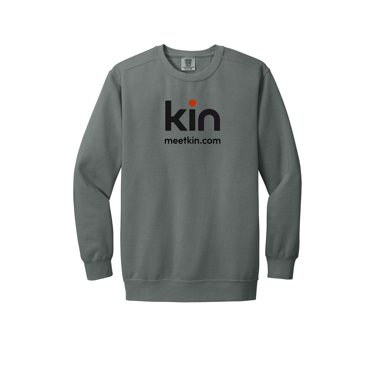 kin-premium-comfort-crewneck-dtf-front-1566-grey-flat-front