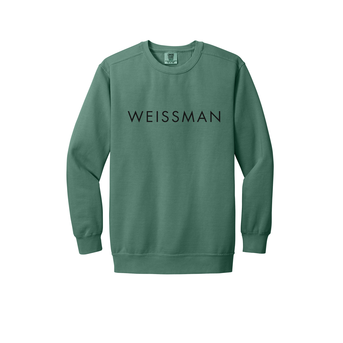weissmans-premium-comfort-crewneck-dtf-front-1566-lightgreen-flat-front