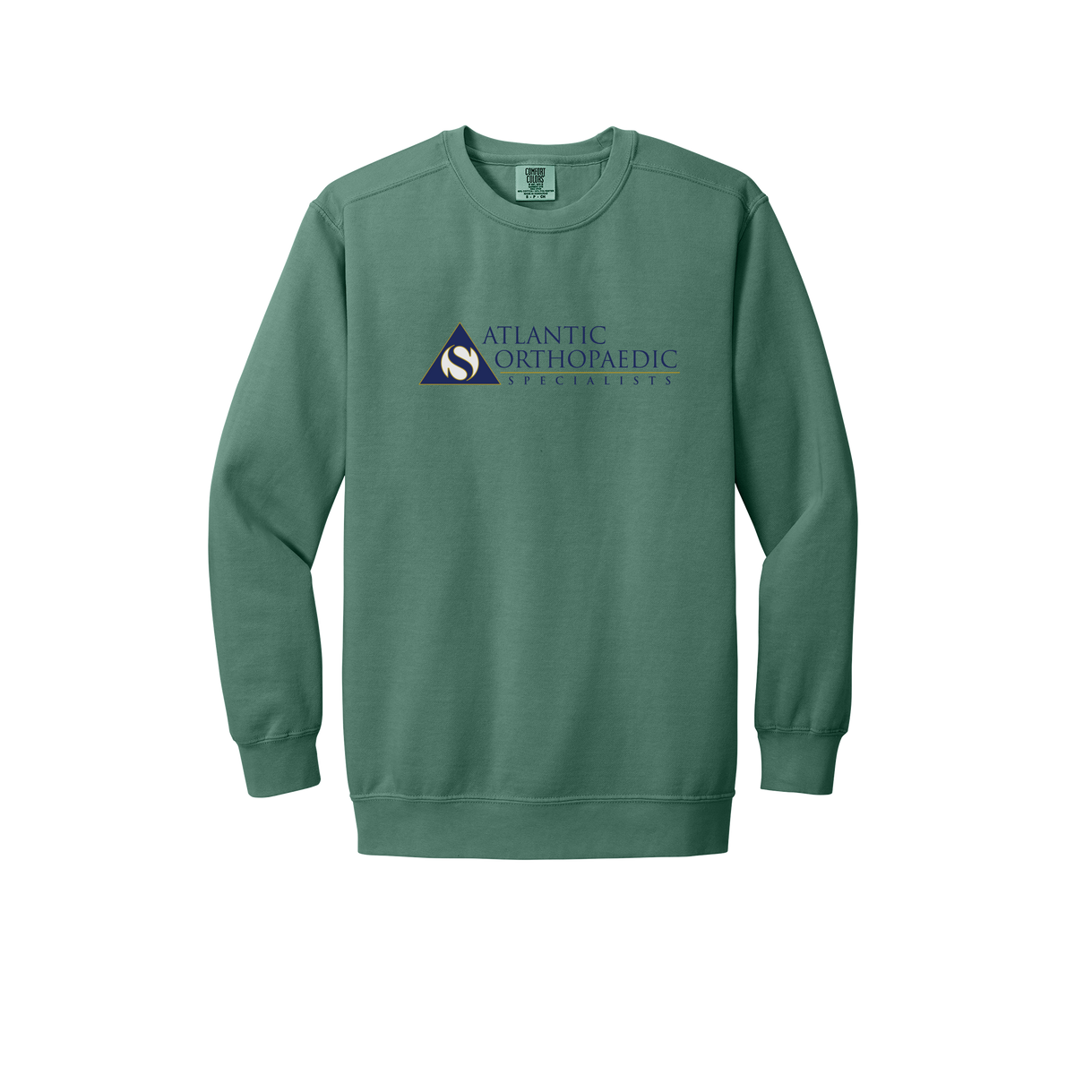 atlanticortho-premium-clinic-comfort-crewneck-dtf-front-1566-lightgreen-flat-front