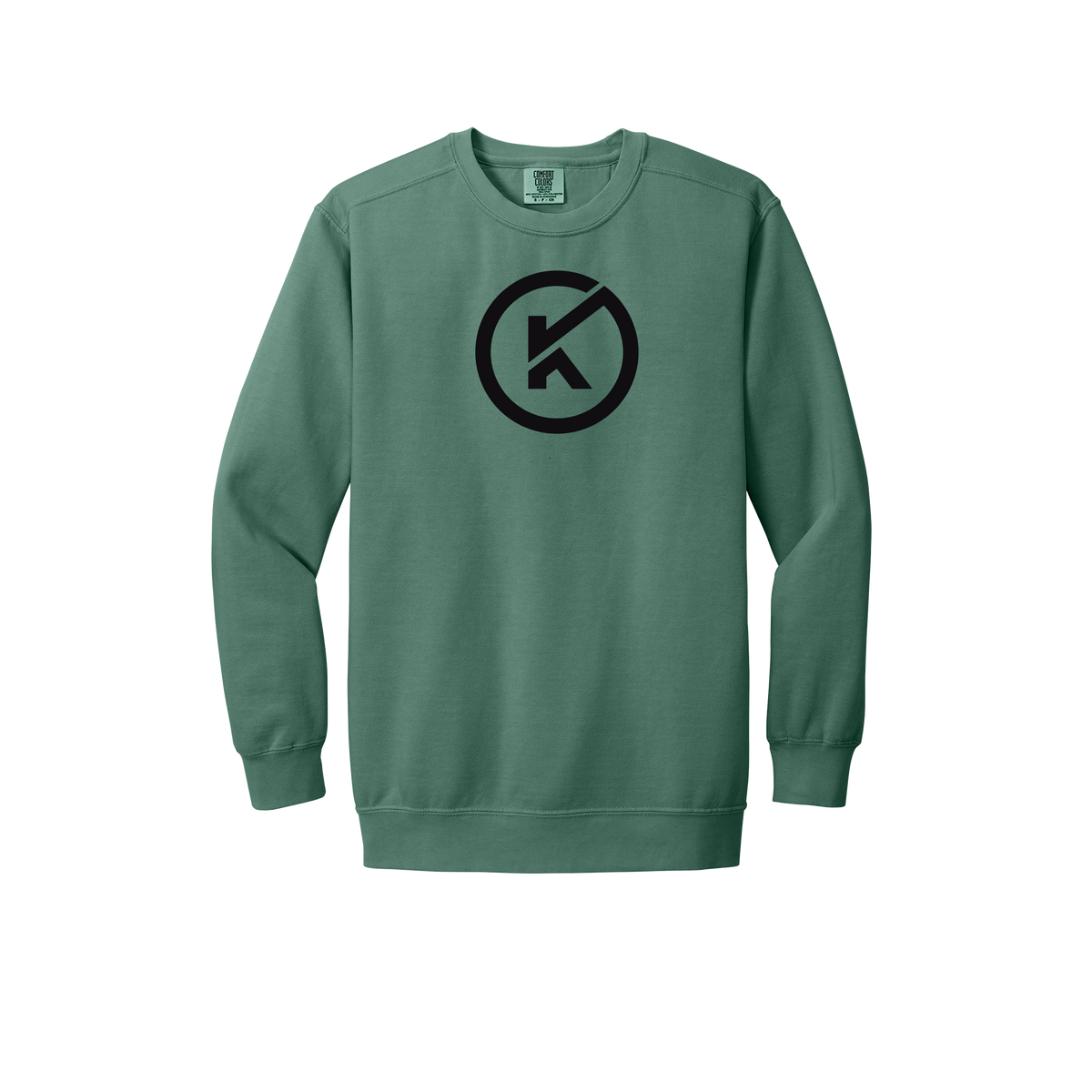 kitmanlabs-premium-comfort-crewneck-dtf-front-1566-lightgreen-flat-front