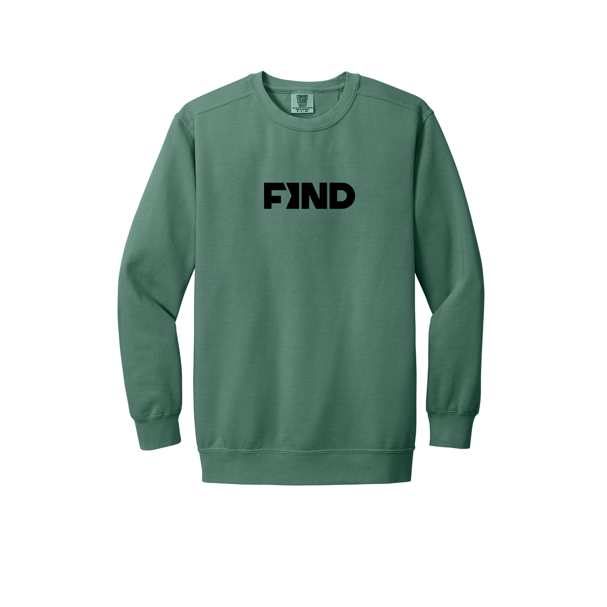 findrealestate-premium-comfort-crewneck-dtf-front-1566-lightgreen-flat-front