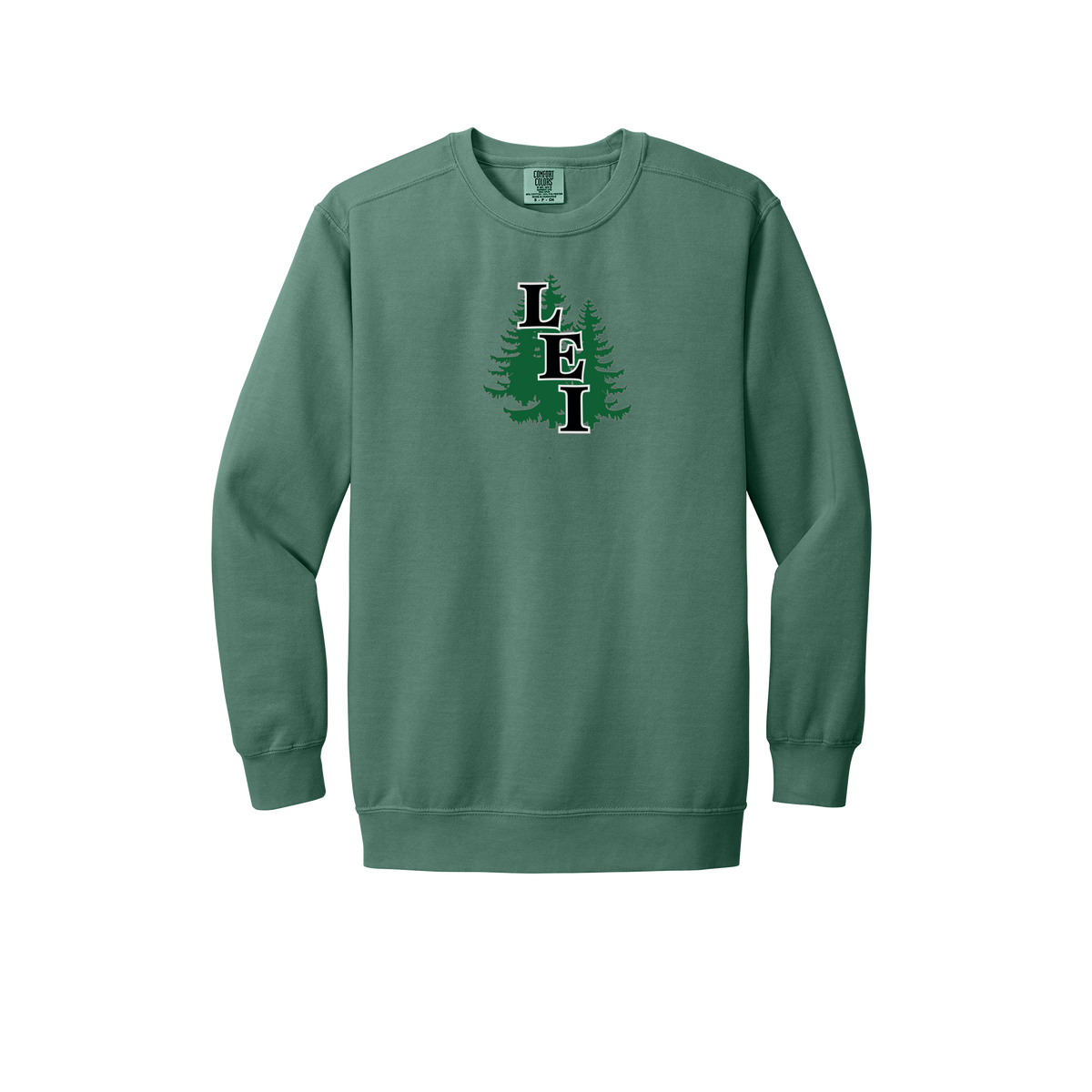 leisite-premium-comfort-crewneck-dtf-front-1566-lightgreen-flat-front