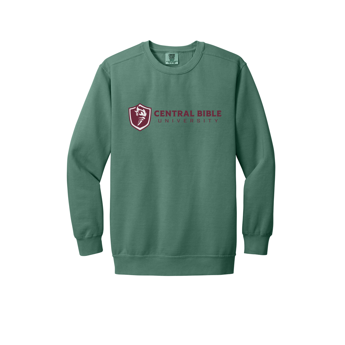 centralbible-premium-comfort-crewneck-dtf-front-1566-lightgreen-flat-front
