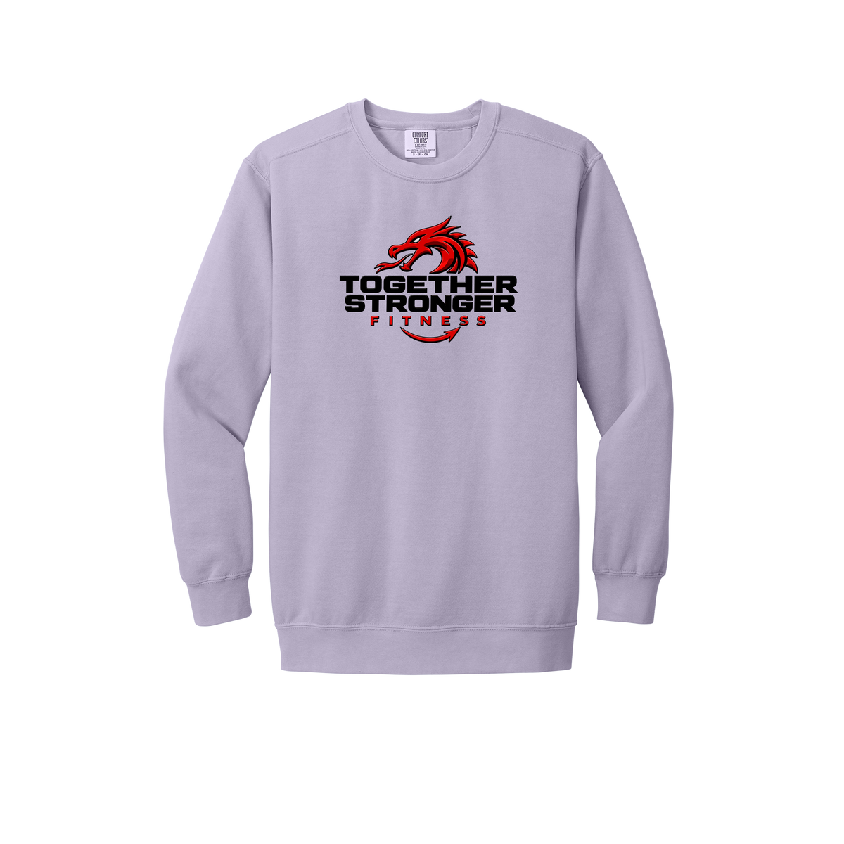 togetherstrongerfitness-premium-comfort-crewneck-dtf-front-1566-orchid-flat-front