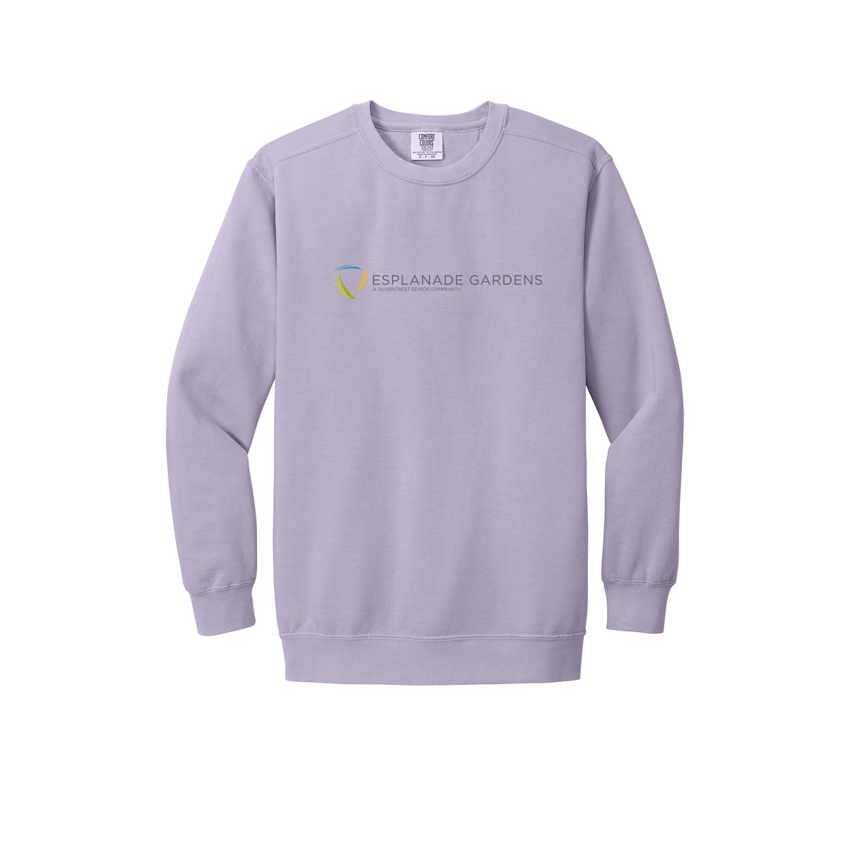 esplanadeseniorcampus-premium-clinic-comfort-crewneck-dtf-front-1566-orchid-flat-front