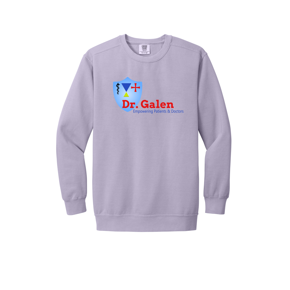 drgalen-premium-clinic-comfort-crewneck-dtf-front-1566-orchid-flat-front