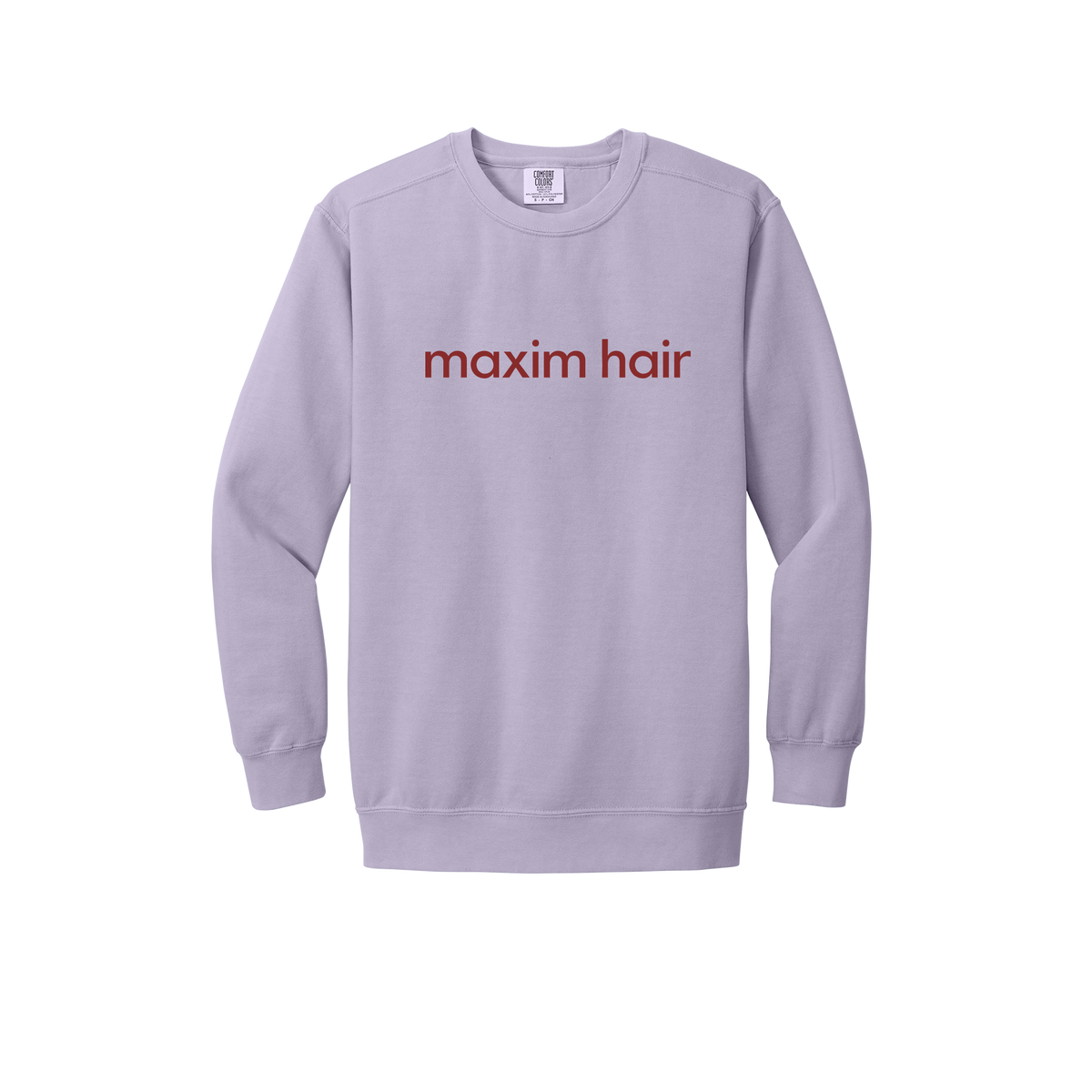 maximhairrestoration-premium-clinic-comfort-crewneck-dtf-front-1566-orchid-flat-front