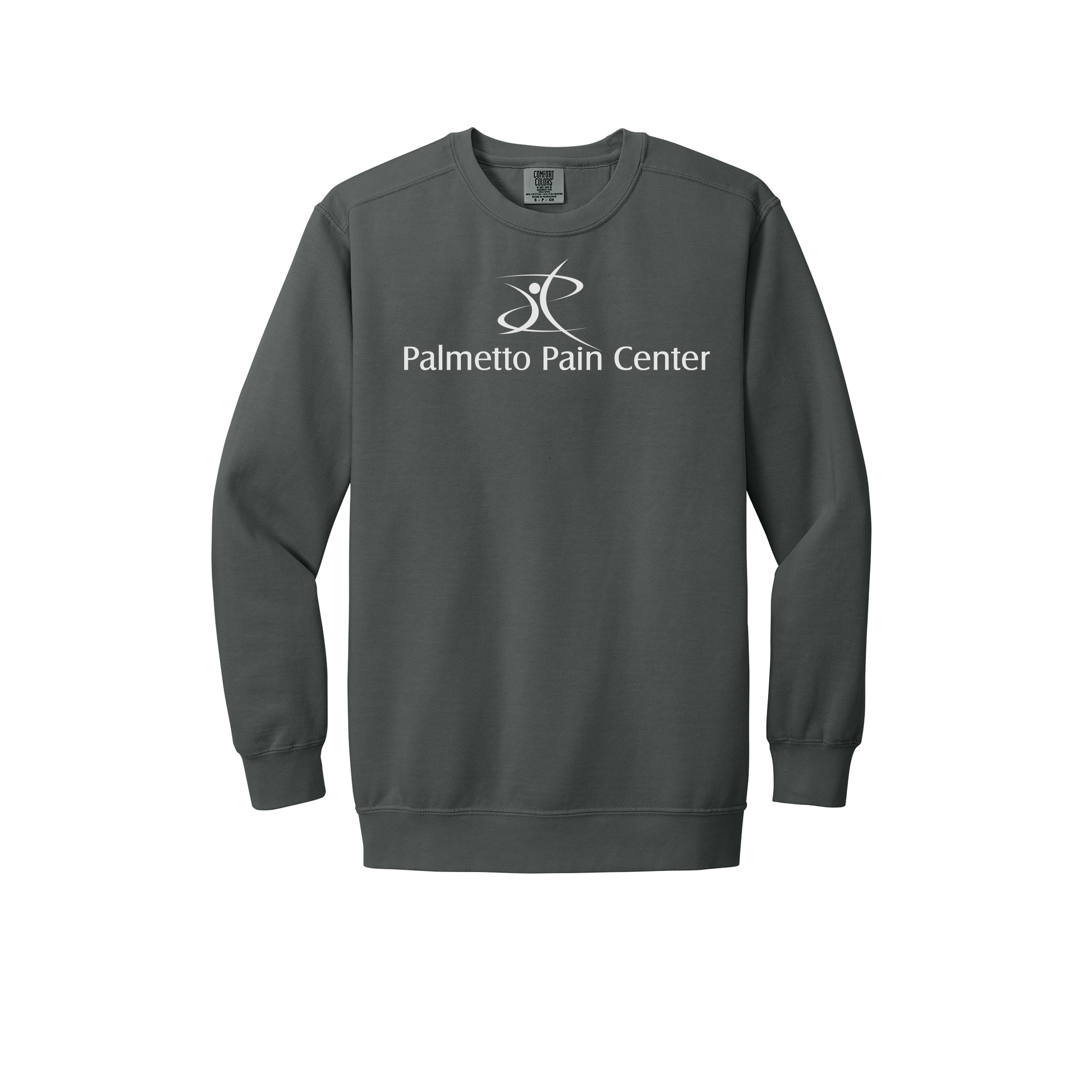 palmetto-pain-center-premium-clinic-comfort-crewneck-dtf-front-1566-pepper-flat-front