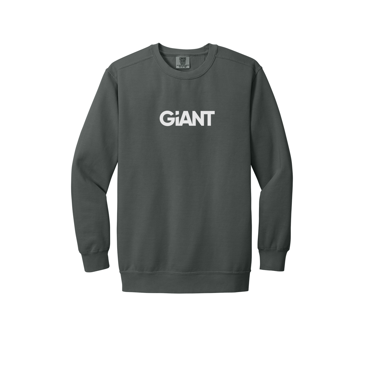 giantworldwide-premium-comfort-crewneck-dtf-front-1566-pepper-flat-front