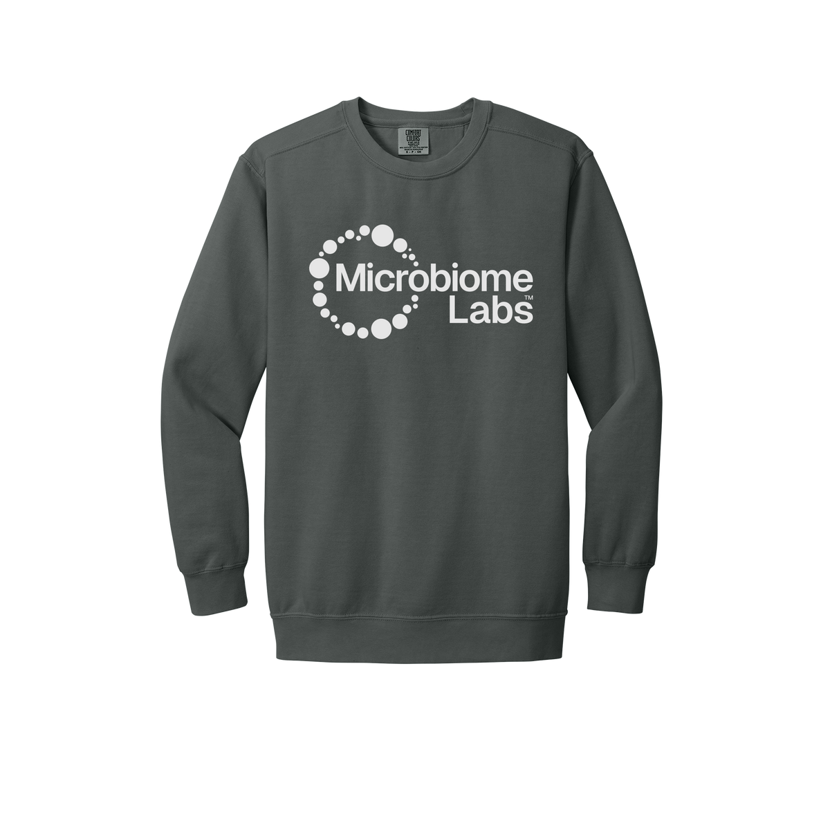 microbiomelabs-premium-comfort-crewneck-dtf-front-1566-pepper-flat-front