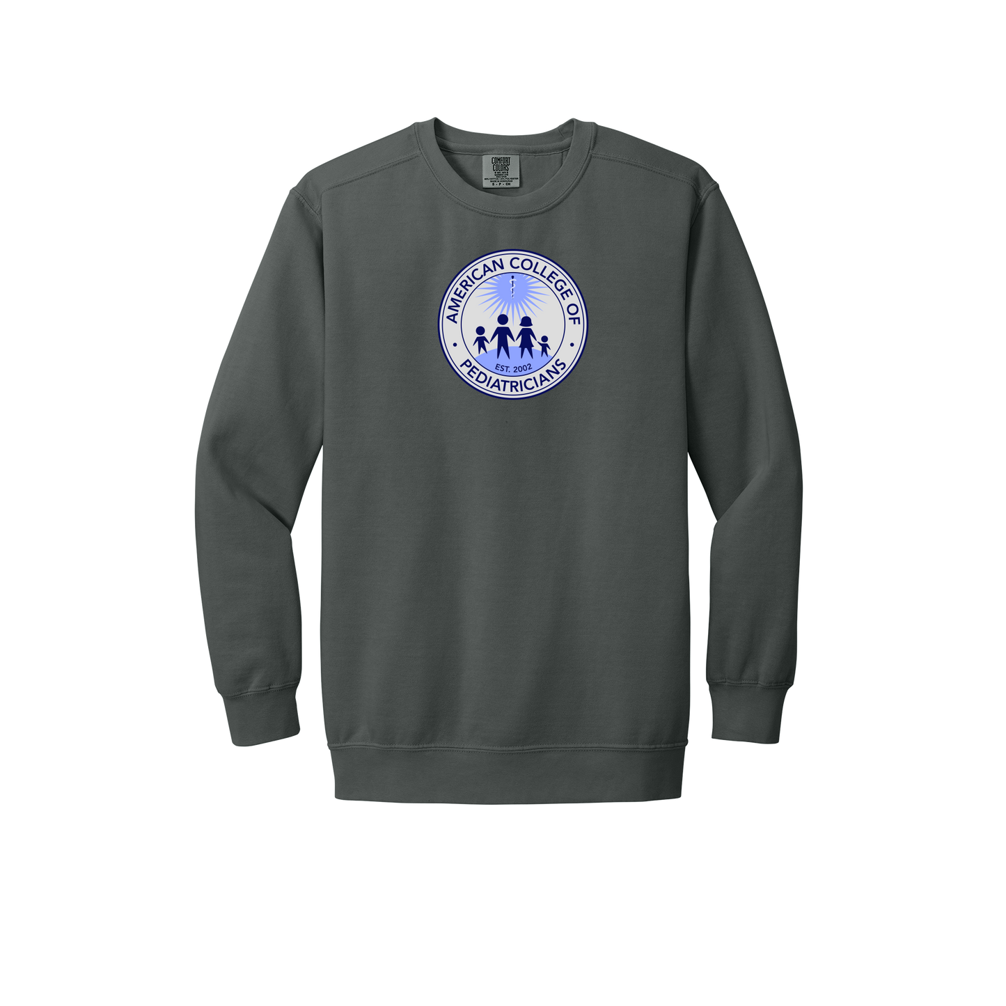 acpeds-premium-clinic-comfort-crewneck-dtf-front-1566-pepper-flat-front